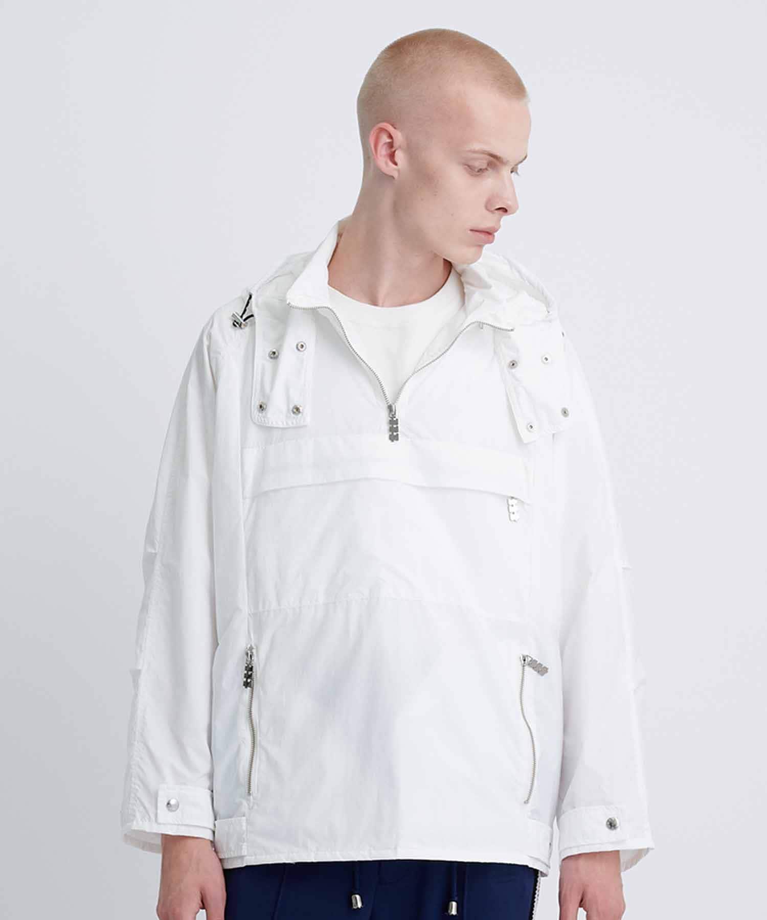 Nylon anorak hoodie jacket | TTT MSW
