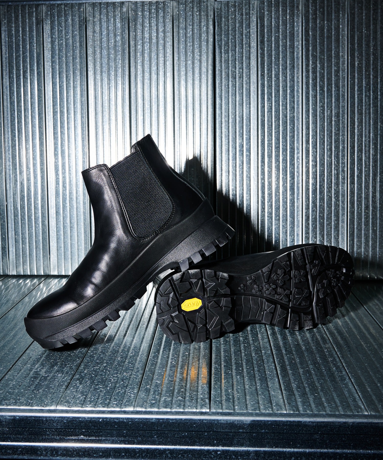 PADRONE | 〈別注〉 SIDE GORE BOOTS with vivram sole