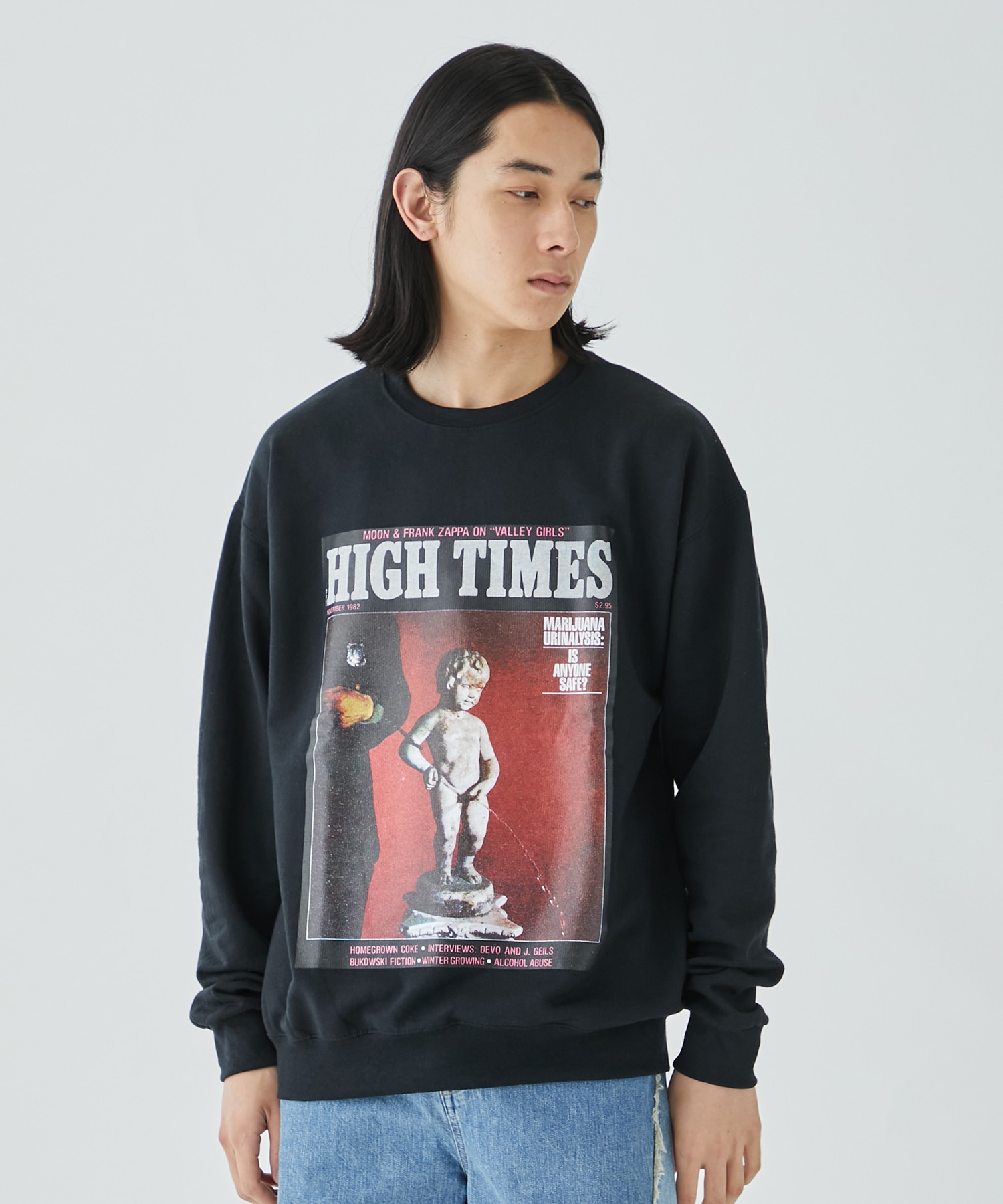 HIGHTIMES / CREW NECK SWEAT SHIRT ( TYPE-1 ) | WACKOMARIA