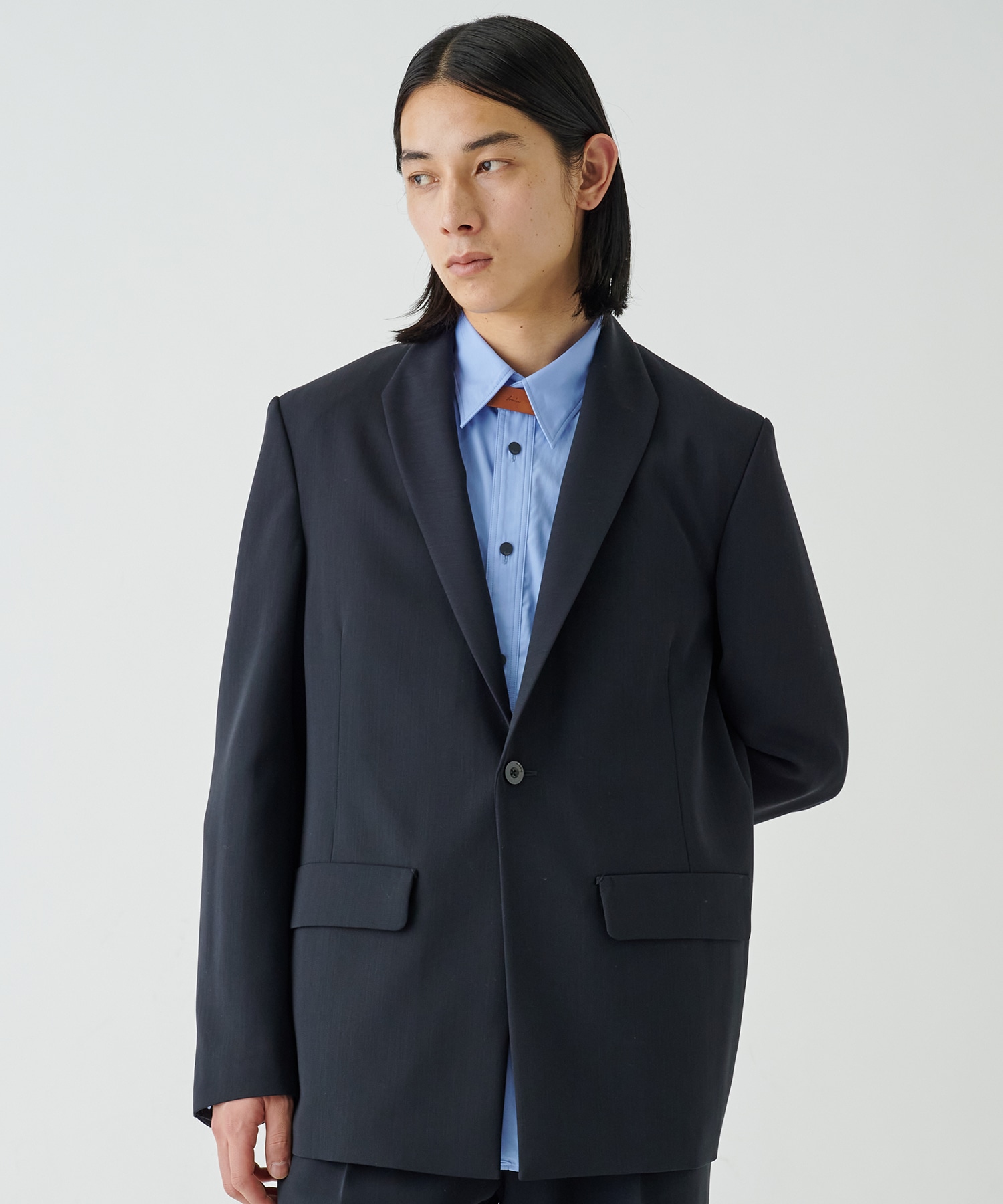 IRENISA | MODIFIED SHAWL COLLAR JACKET