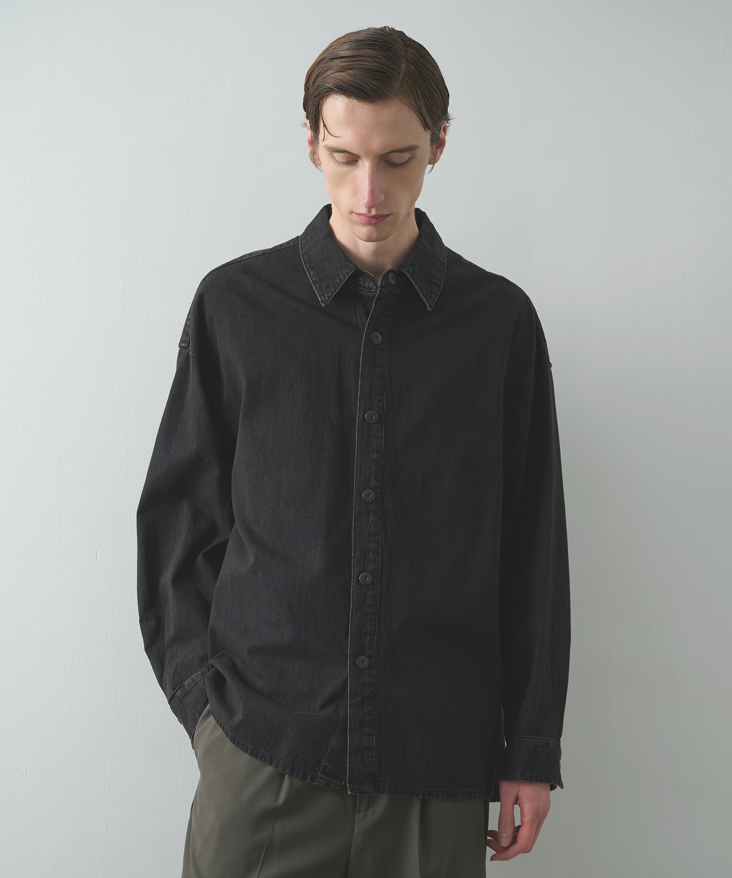 BLEACH OVERDYE DENIM SHIRTS | STUDIOUS