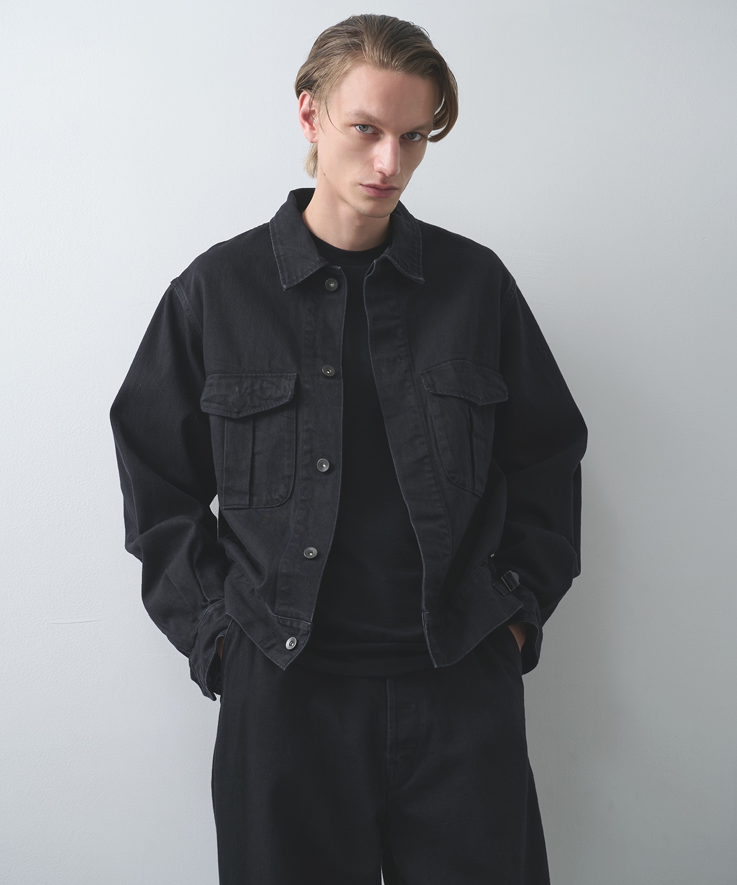 別注 DENIM MILITARY JACKET｜marka