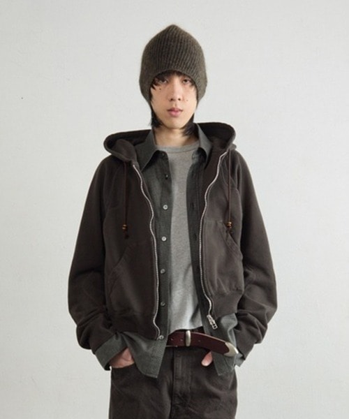 PANELLED ZIP UP HOODIE｜NVRFRGT