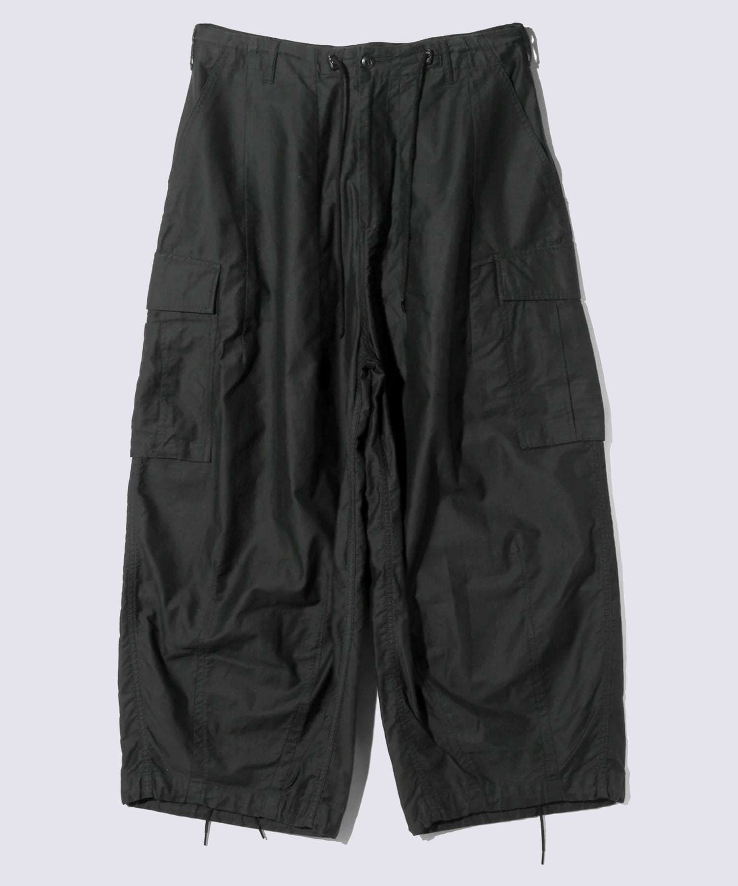 needles H.D ヒザデルパンツ　studious 別注　黒　L needles 24ss H.D ヒザデルパンツ studious 別注 黒 L - メルカリ