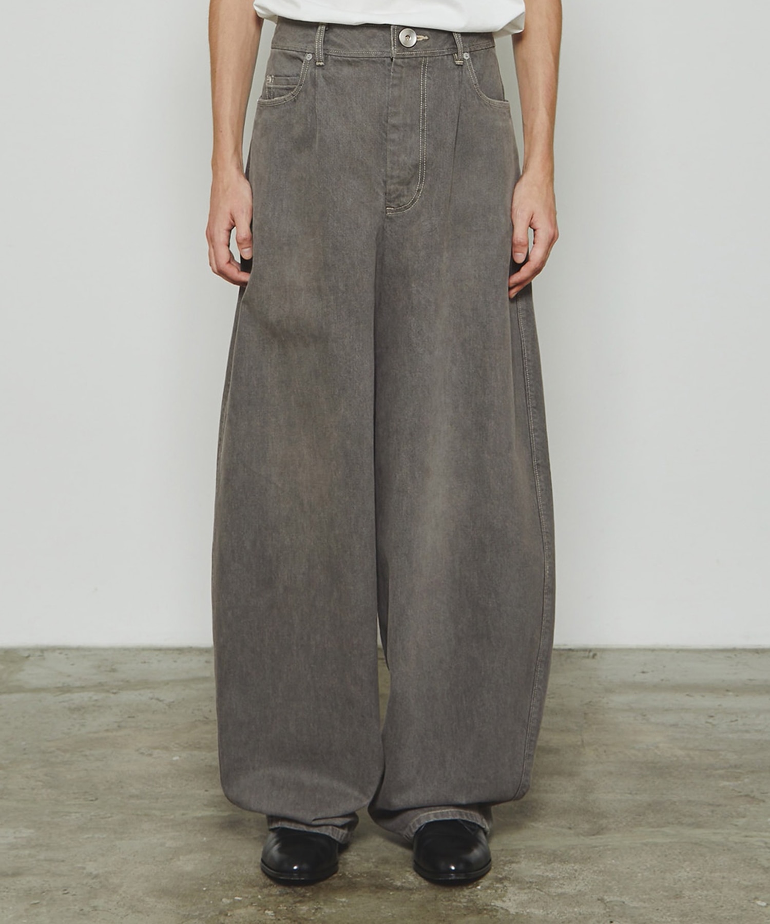 THE RERACS WIDE BARREL PANTS/ワイドバレルパンツ THE RERACS(ザ・リラクス)｜【MEN】ワイドバレルパンツ