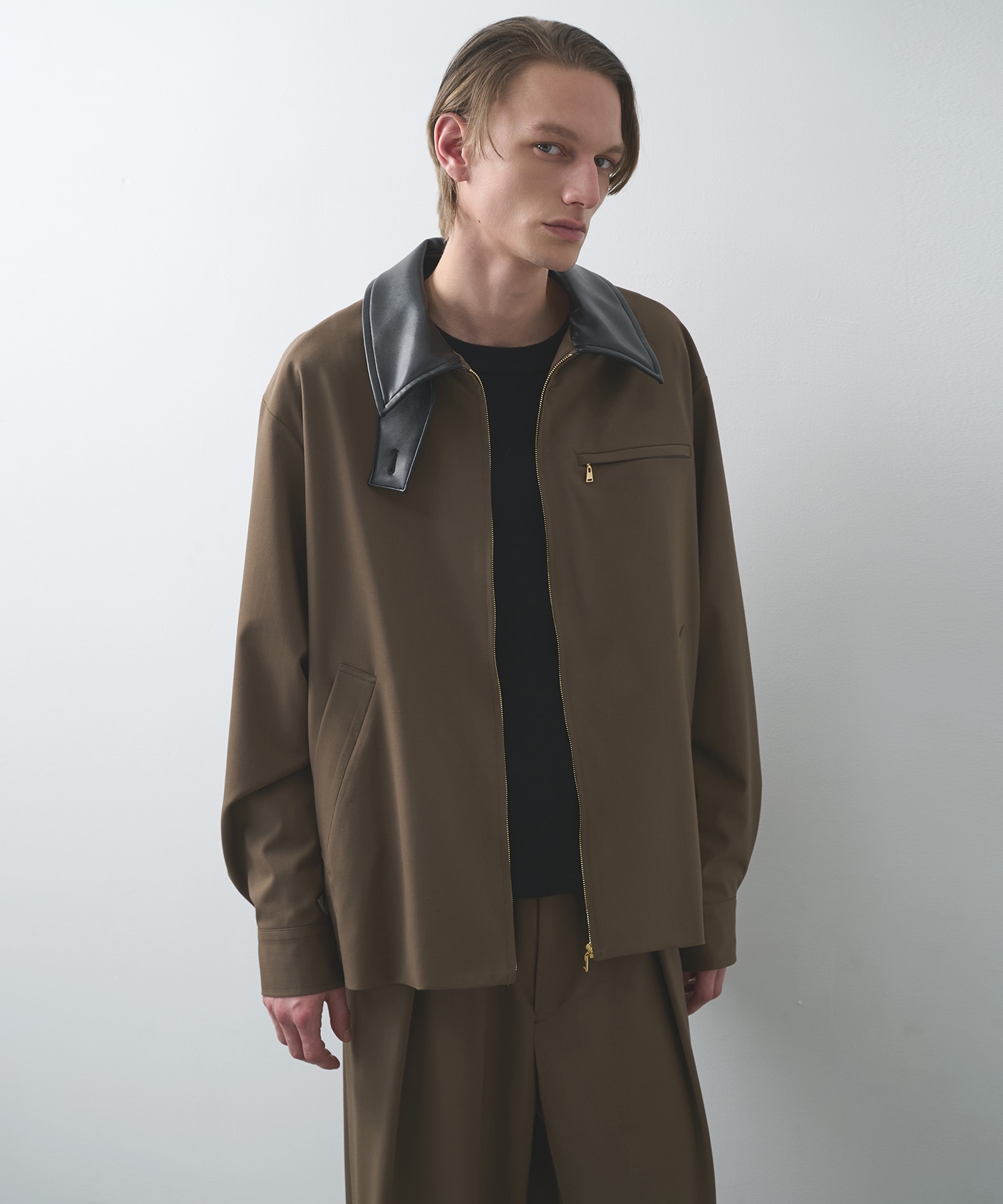別注 Leather Color Zip Blouson｜CULLNI
