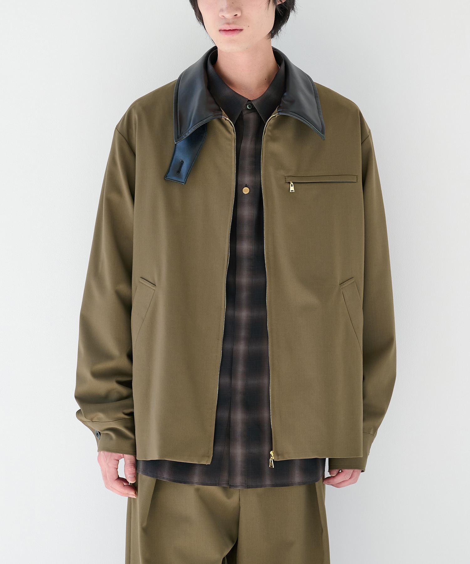 別注 Leather Color Zip Blouson｜CULLNI