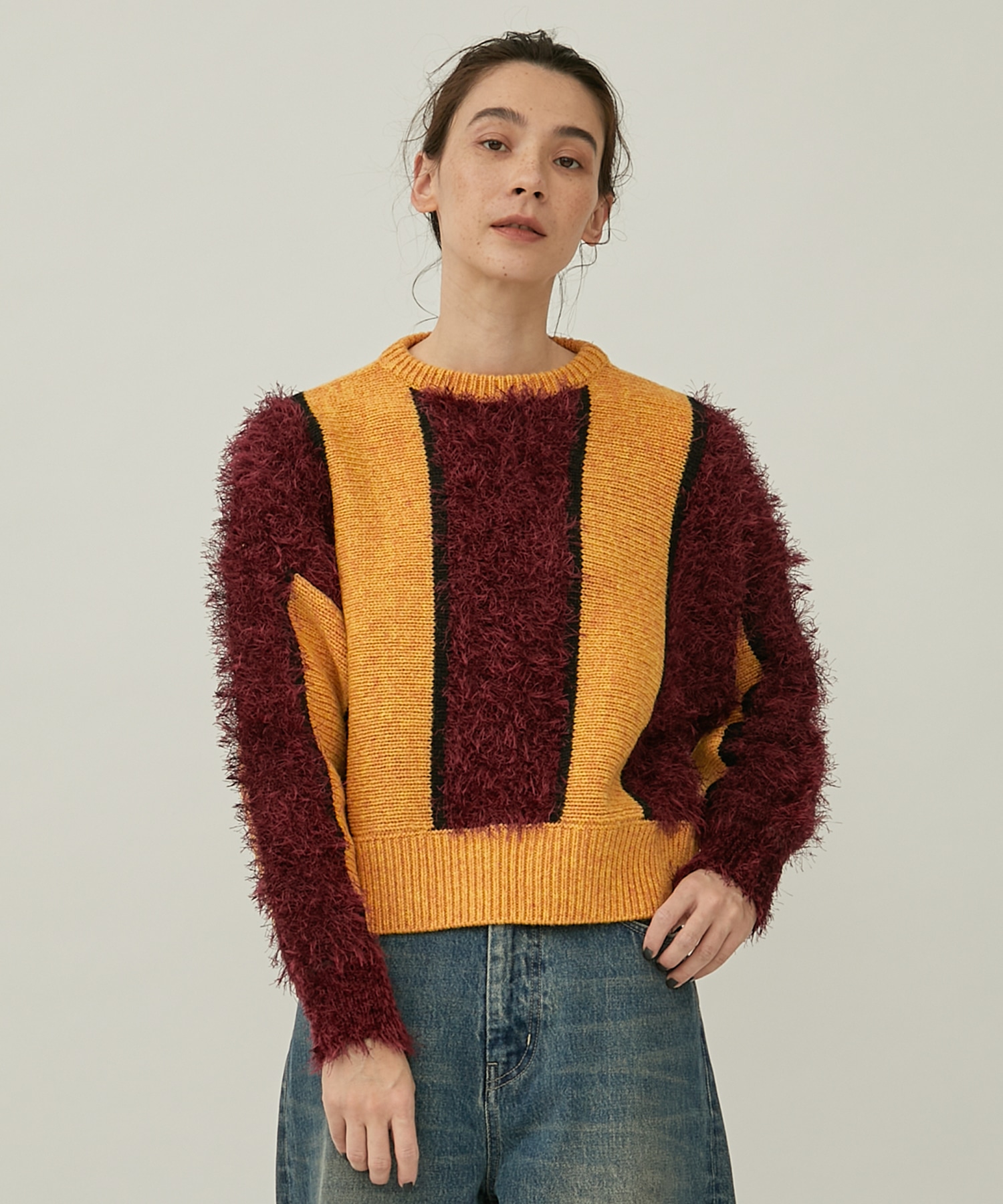 Mole knit pullover(36 RED): TOGA PULLA: WOMENS｜ STUDIOUS ONLINE