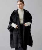 REVERSIBLE BOA PONCHO COAT｜STUDIOUS