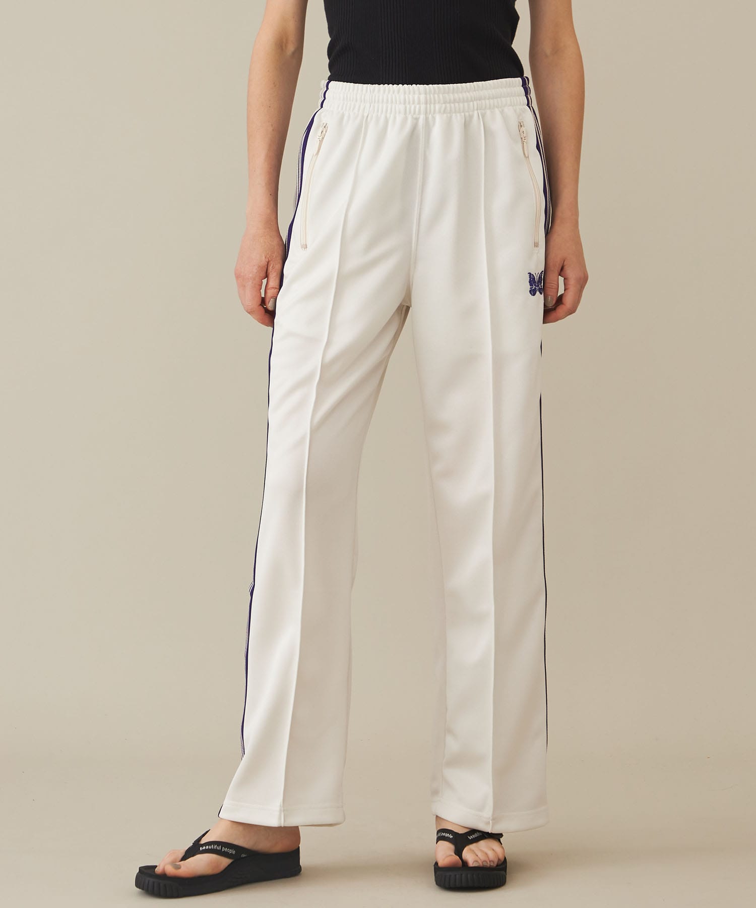 Aランク 026◇NEEDLES TRACK PANT STUDIOUS WHITE - crumiller.com