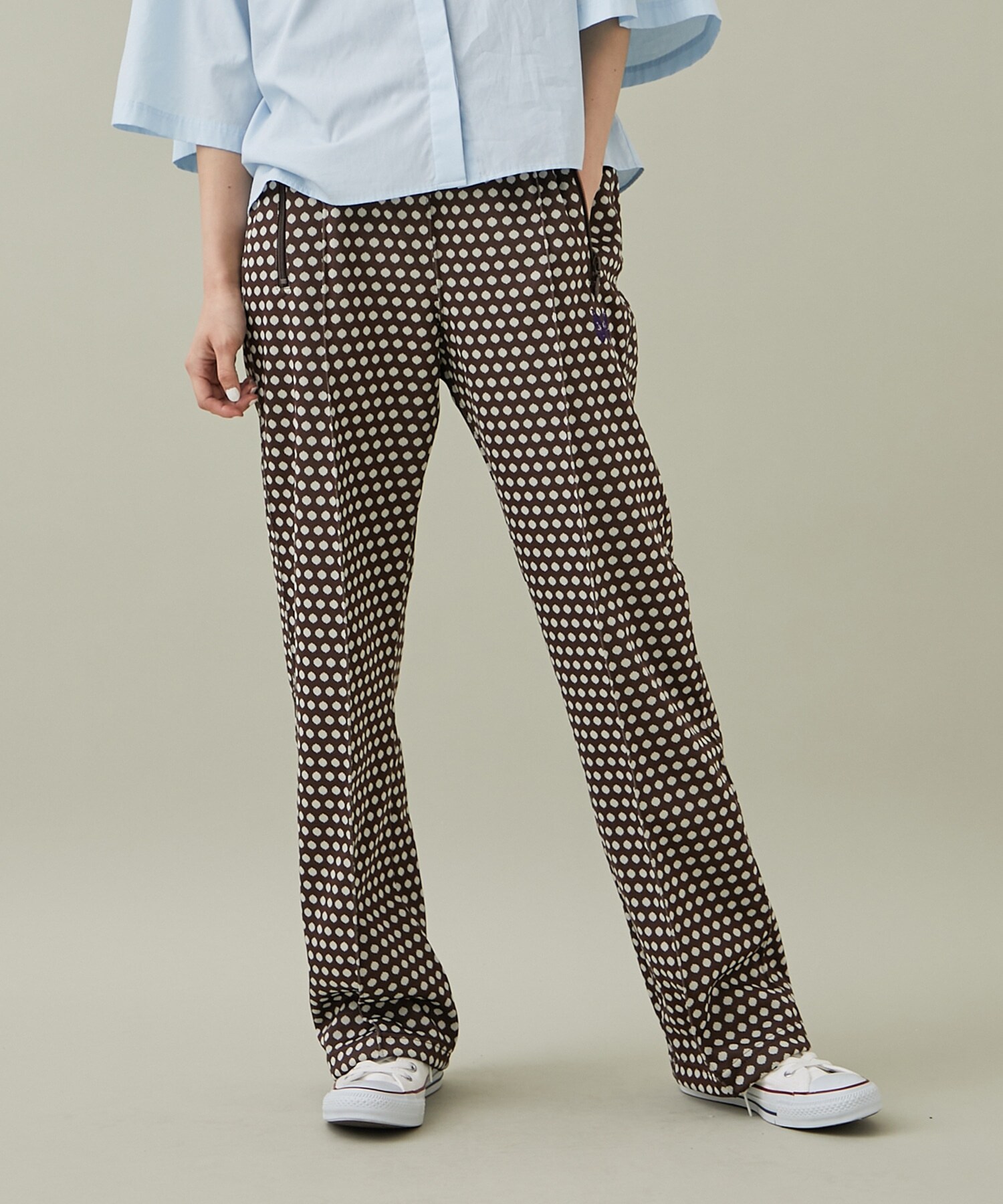 Track Pant-Poly Jq.(XS BROWN): Needles: WOMENS｜ STUDIOUS ONLINE 