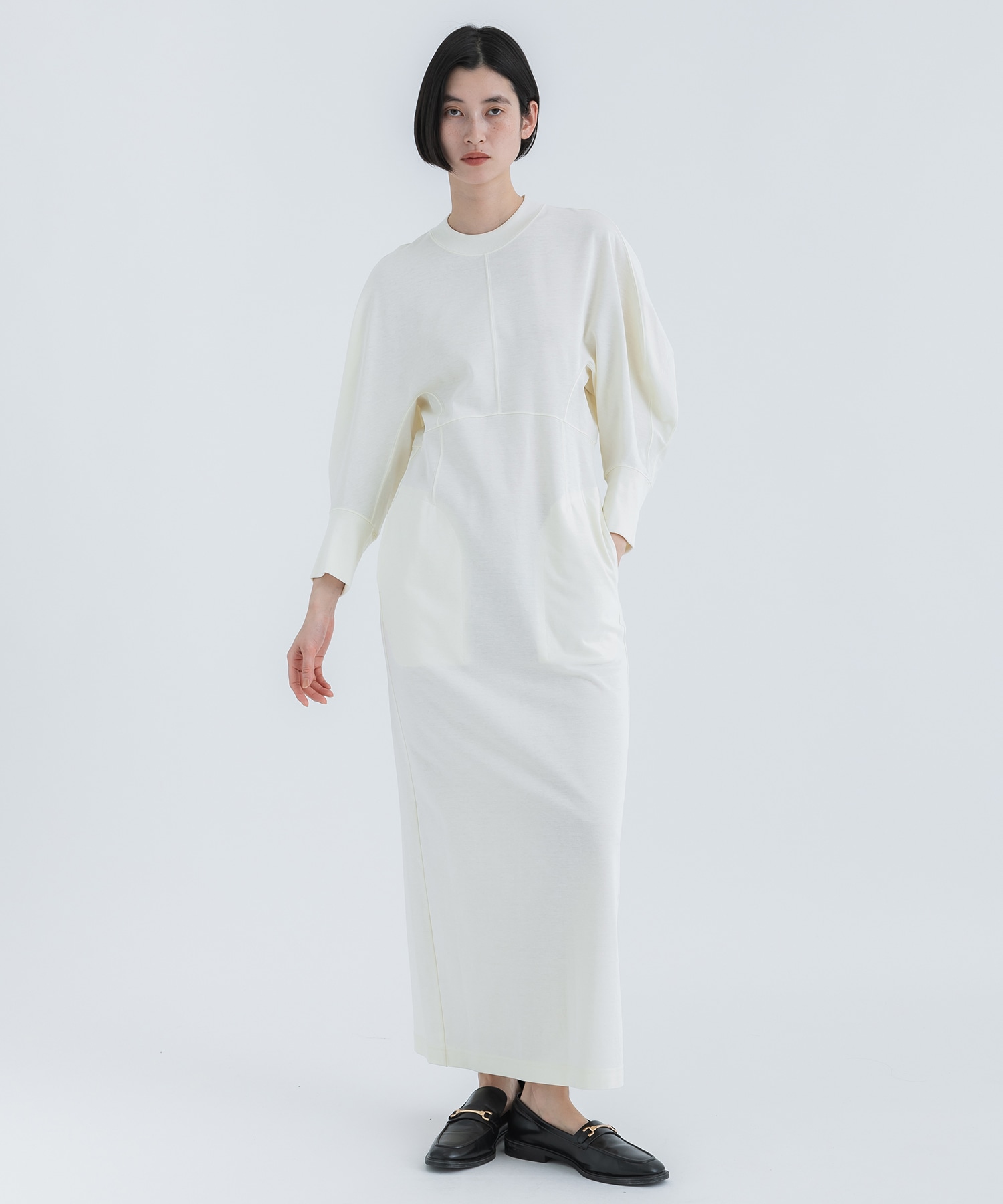 mame Cotton Jersey Dress / サイズ1 - ワンピース