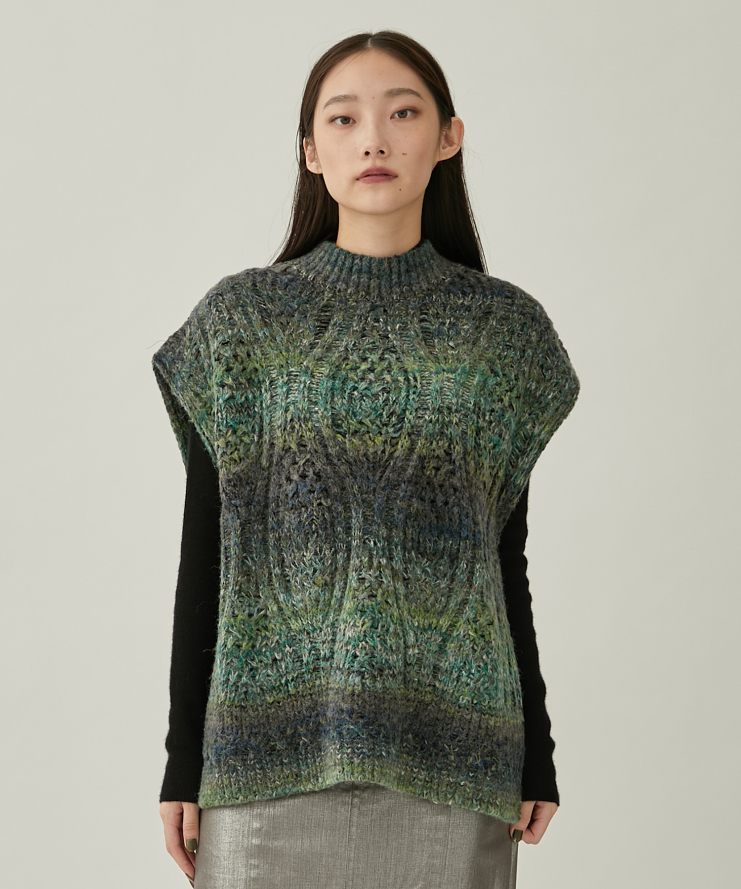 Hazy knit vest(FREE GREEN): MURRAL: WOMENS｜ STUDIOUS ONLINE公式