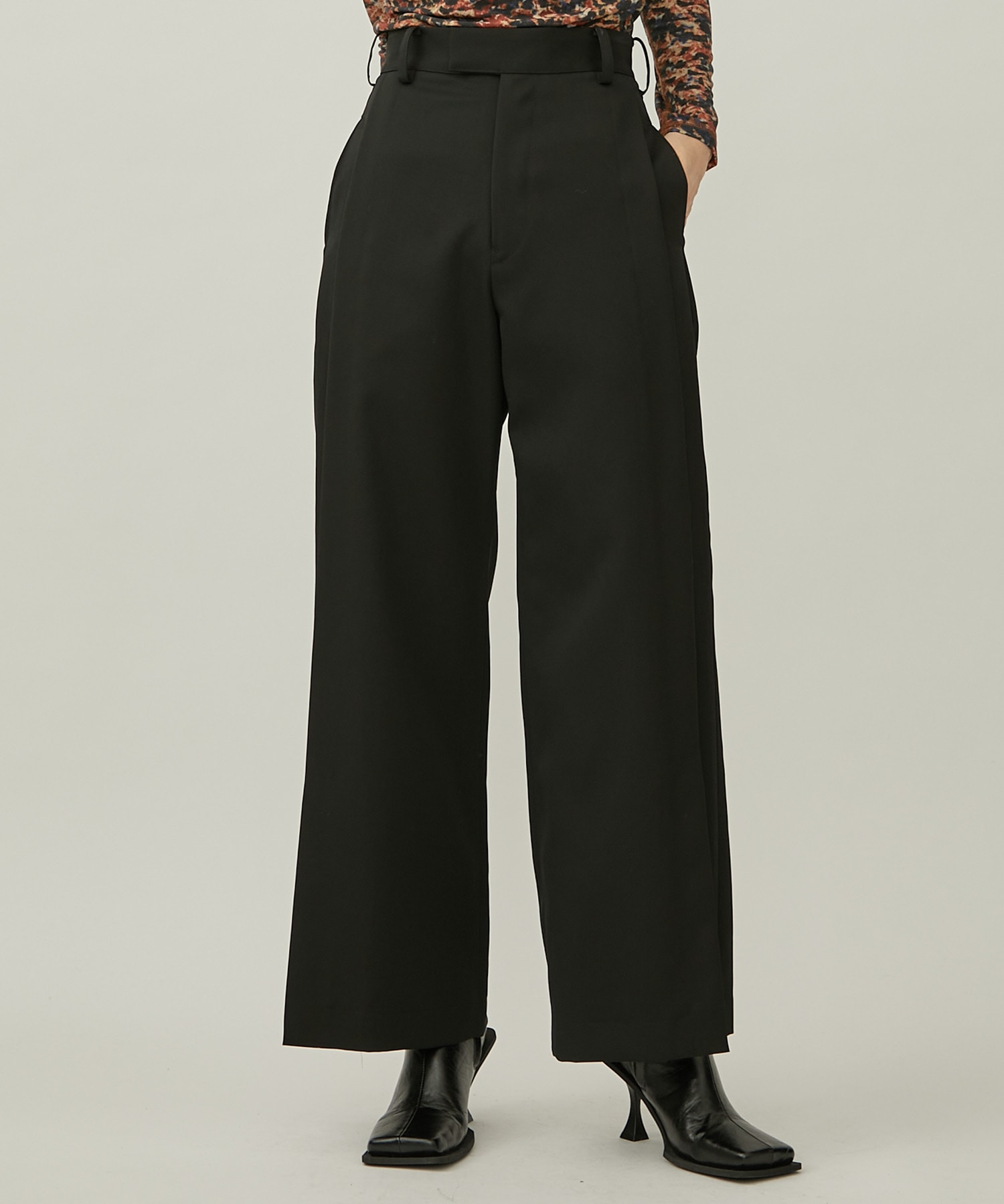 【Peter Do】Flare Pants Black FR40ヒップ91cm