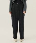 Wool like band trouser(36 BLACK): IIROT: WOMENS｜ STUDIOUS ONLINE 
