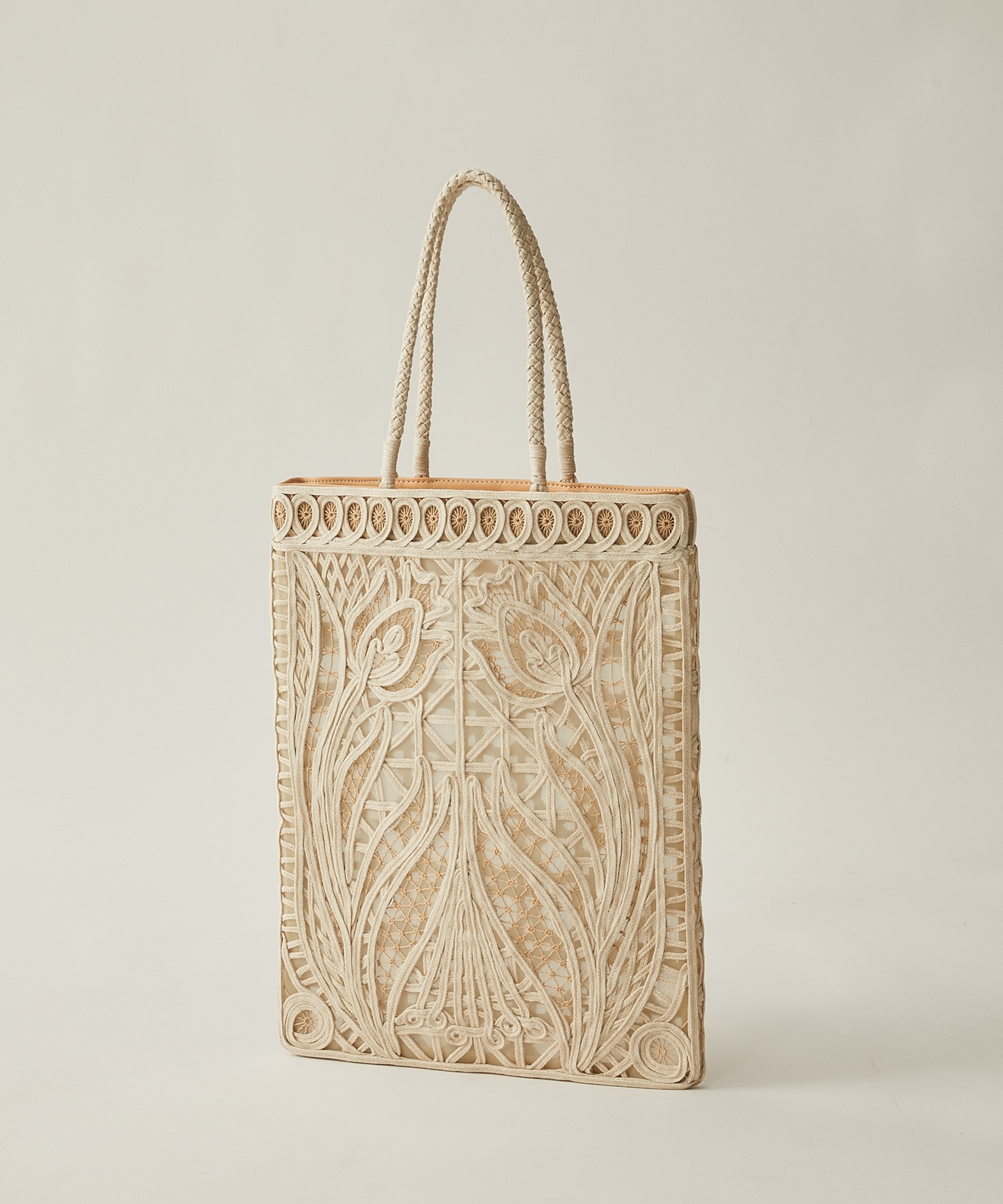 Cording Embroidery Tote Bag(FREE BLACK): Mame Kurogouchi: WOMENS ...