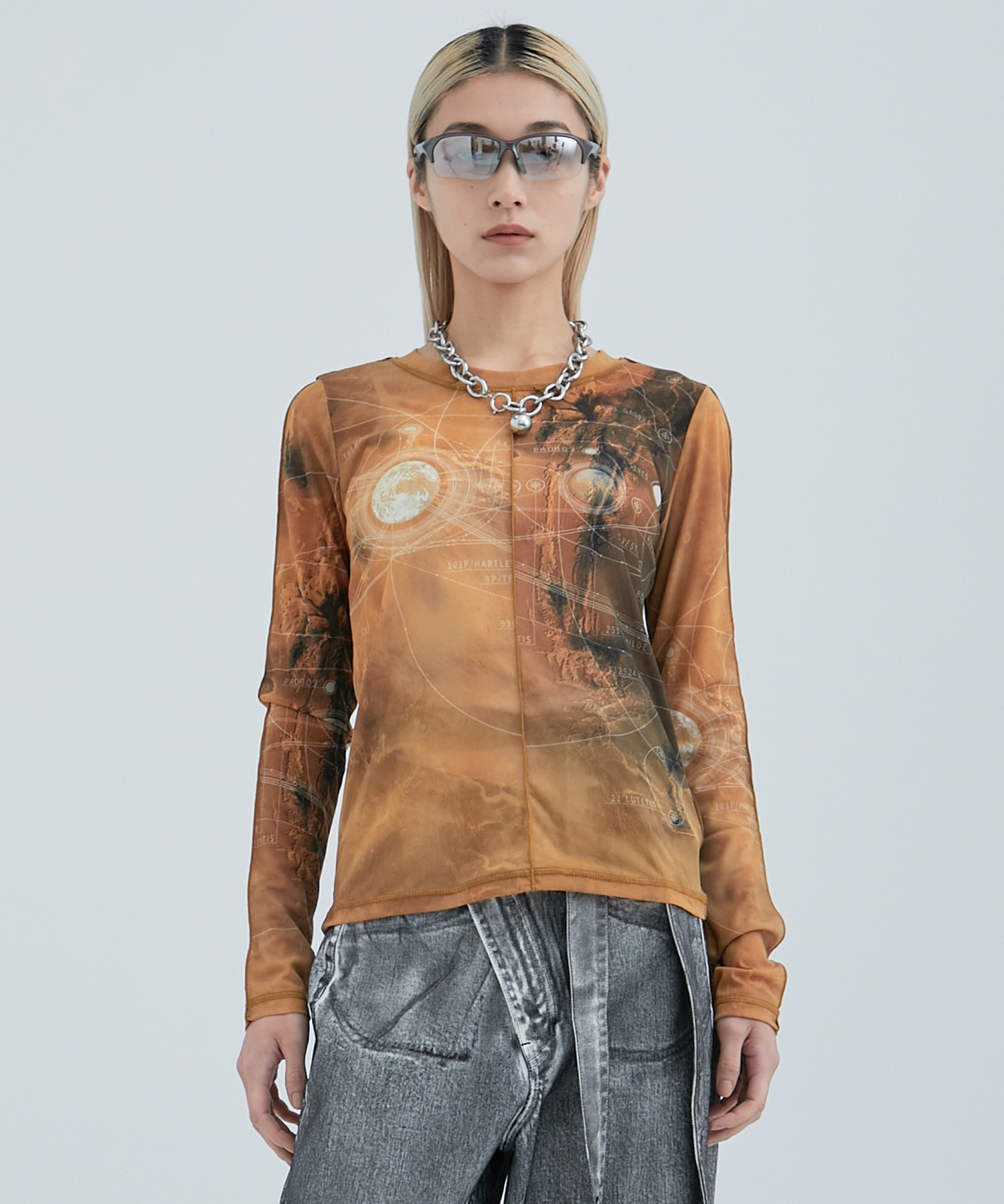 Cosmic Sheer Top(FREE BROWN): STUDIOUS: WOMENS｜ STUDIOUS ONLINE