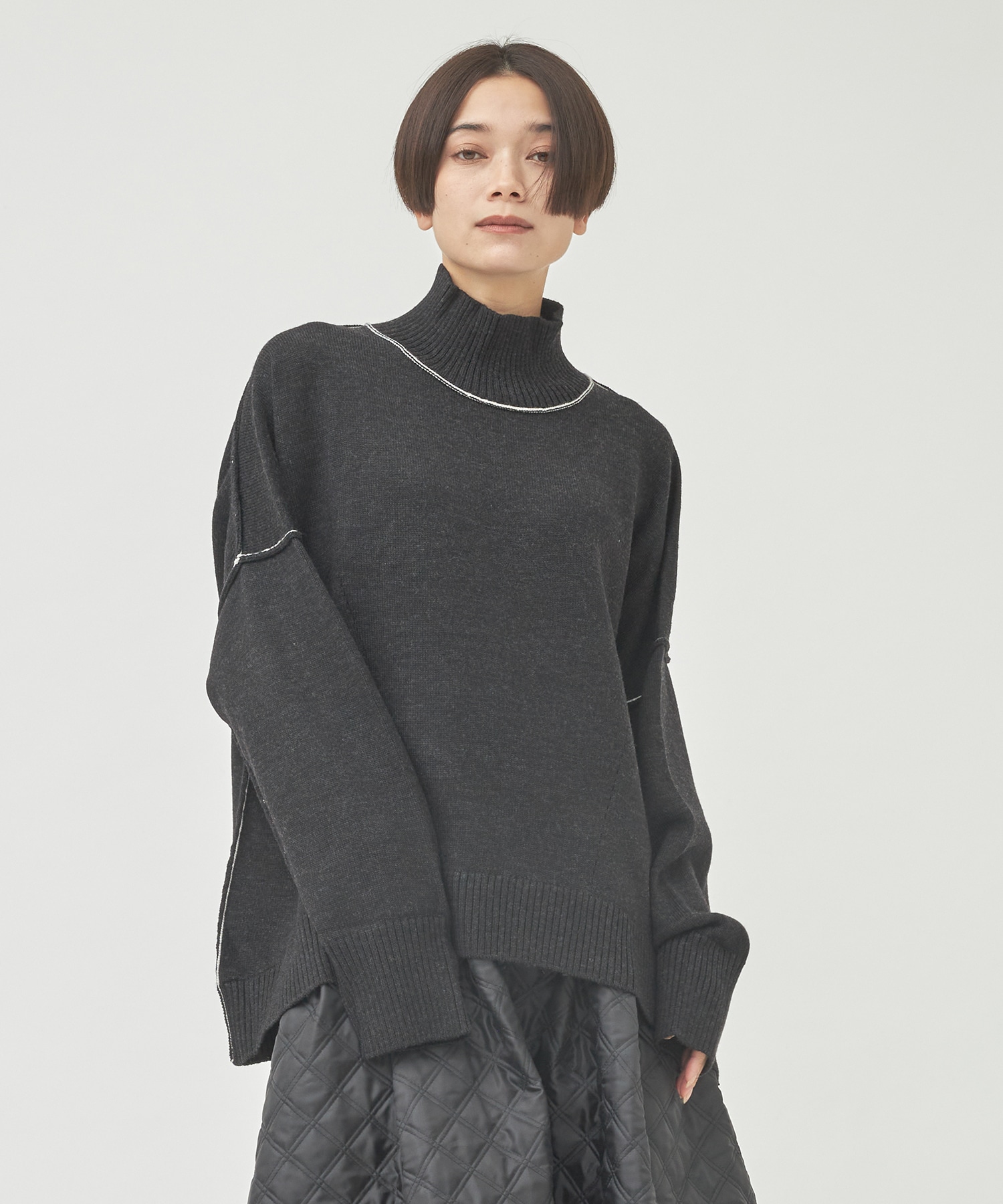 別注 PLATING KNIT(36 DARK GREY): CINOH: WOMENS｜ STUDIOUS