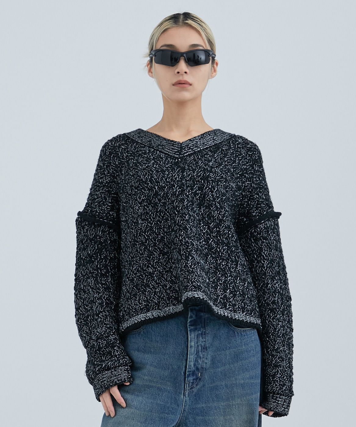 Basket Knit PO(FREE BLACK): STUDIOUS: STUDIOUS WOMEN｜ STUDIOUS