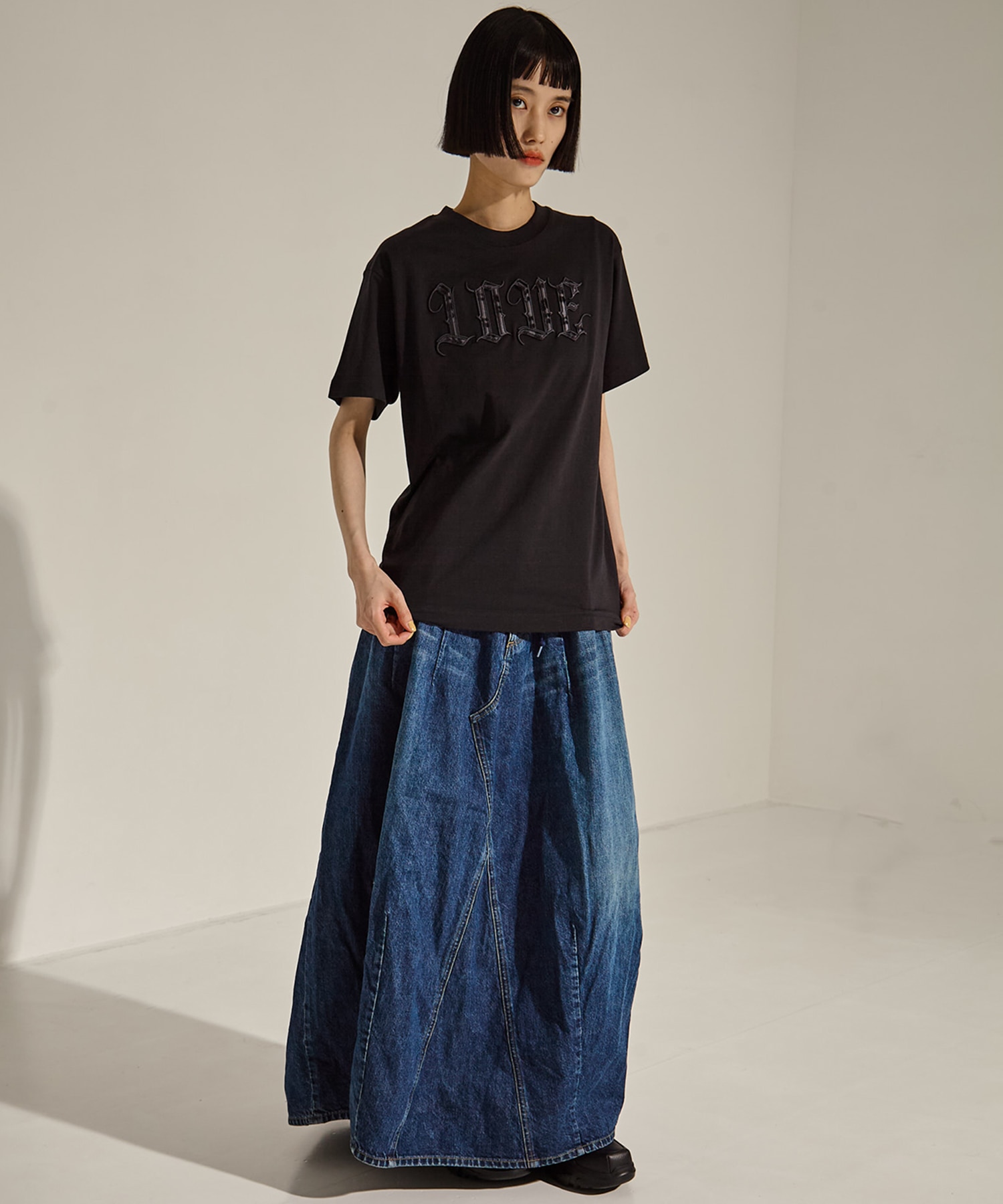 別注 KIRAKIRA LOVE T-shirt(1 WHITE): tanakadaisuke: WOMENS