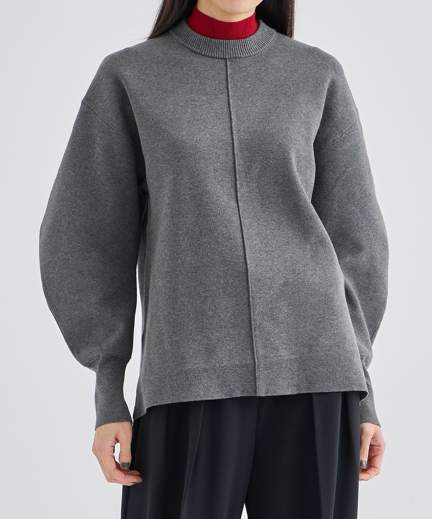 W TURTLE KNIT TOP(36 GREY): UN3D.: WOMENS｜ STUDIOUS ONLINE公式通販サイト