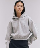 SLIT SHORT HOODIE(FREE WHITE): JOSEMOON: WOMENS｜ STUDIOUS