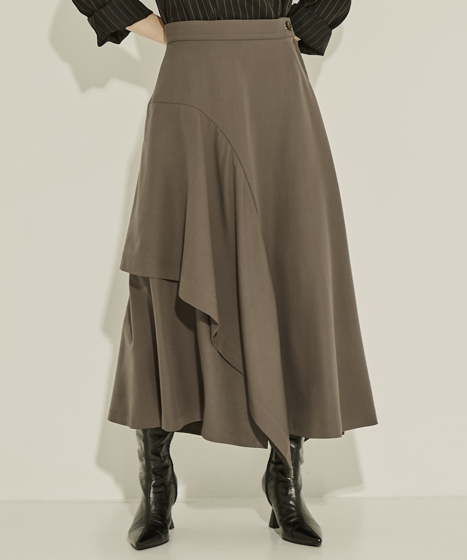 Random Hem Flare SKT(2 GREY): UJOH: WOMENS｜ STUDIOUS ONLINE