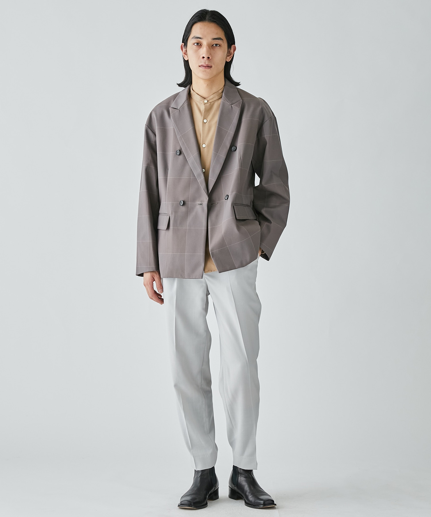 Loose double jacket(2 GBGE): STUDIOUS: MENS｜ STUDIOUS ONLINE公式