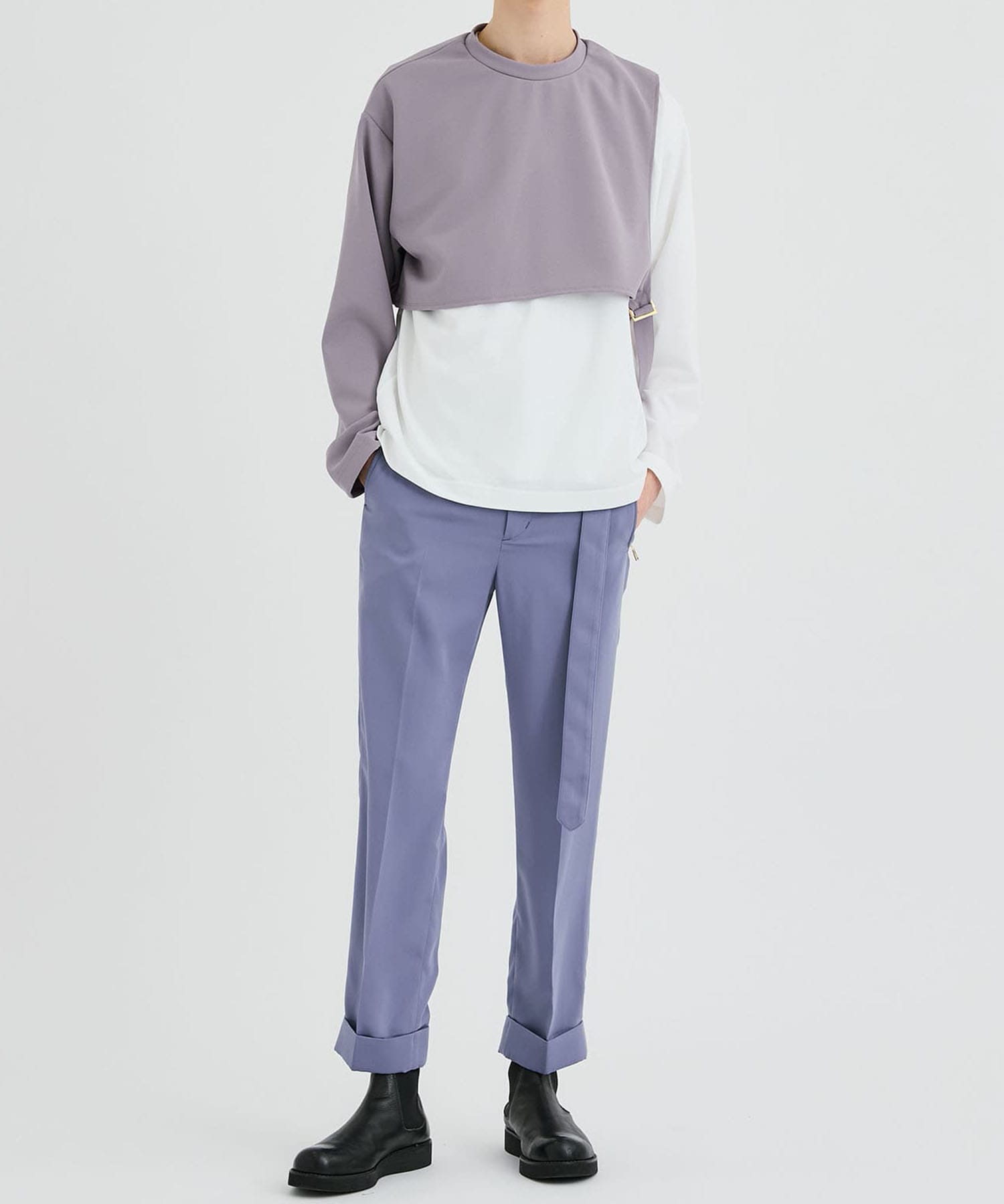 BELTED WIDE SLACKS|CULLNI(クルニ)