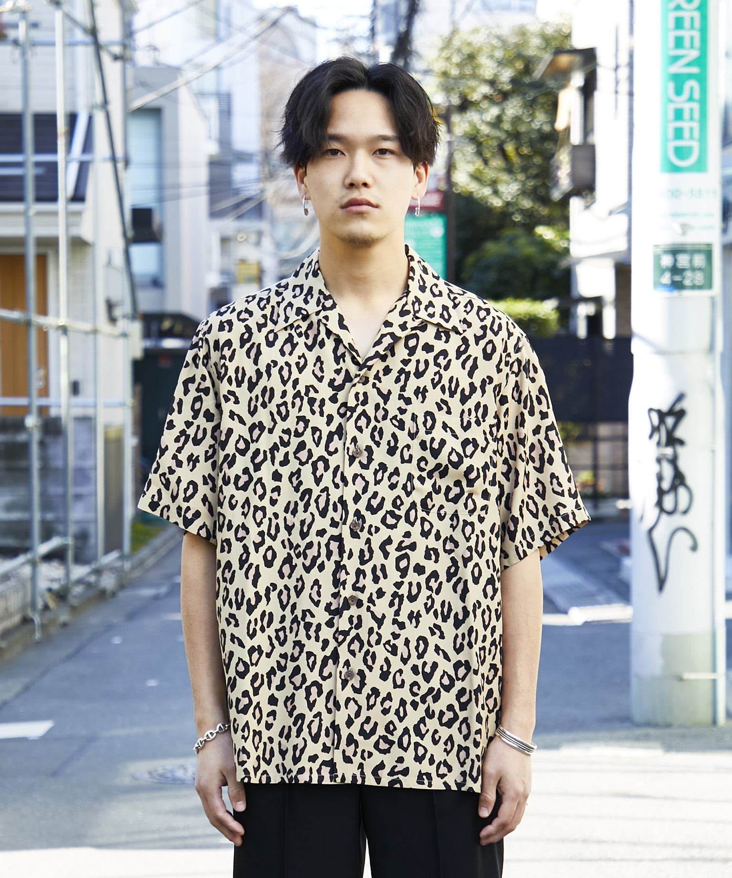 WACKO MARIA 19ss レオパードシャツ - トップス