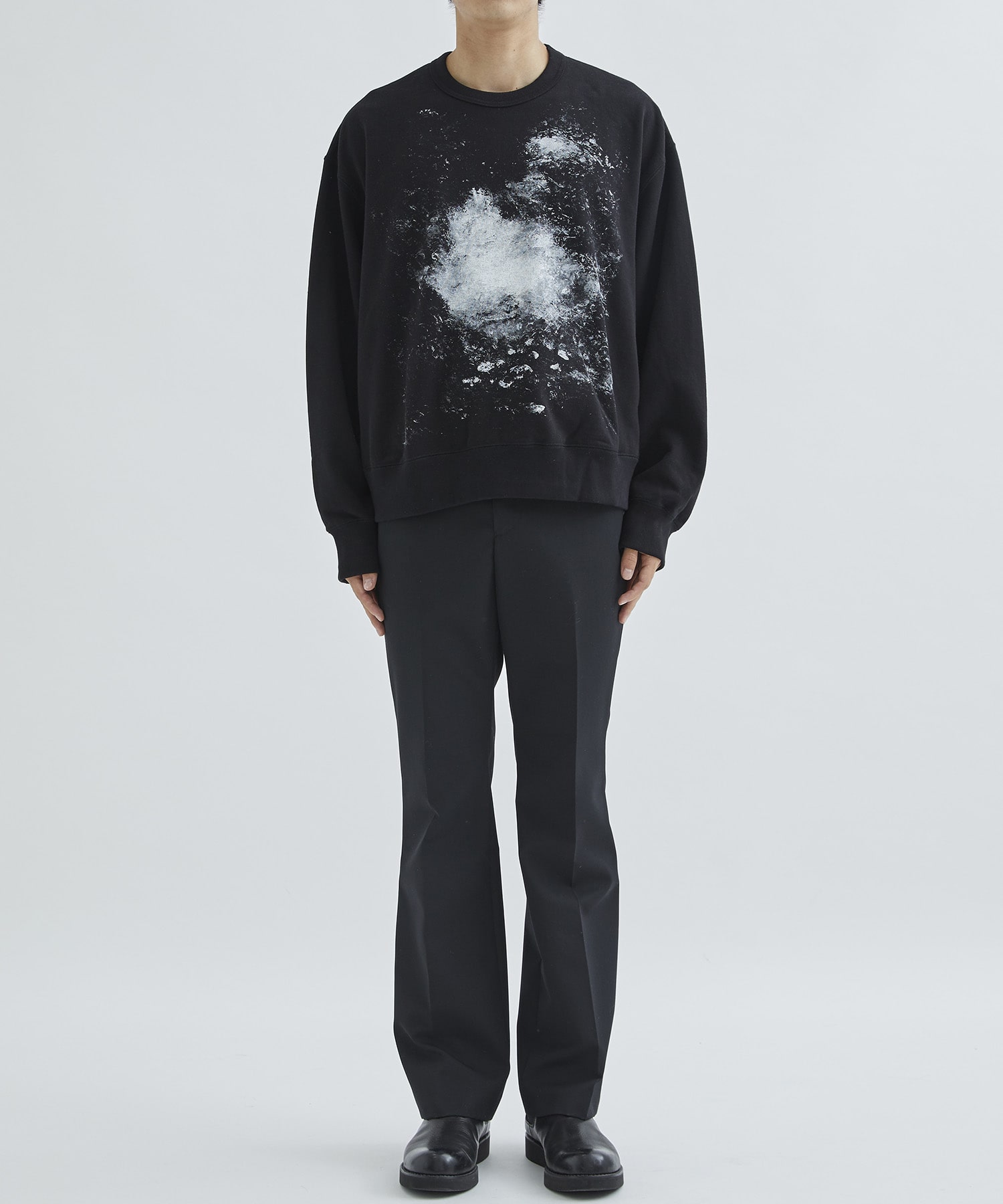 別注>PAINT SWEAT(42 BLACK): LAD MUSICIAN: MENS｜ STUDIOUS ONLINE