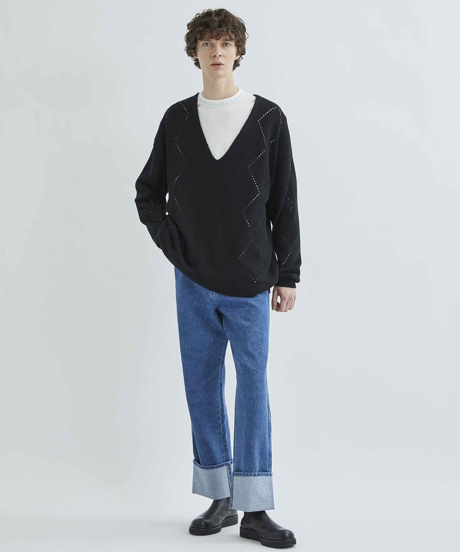 SPARKLE V-NECK PO LiNoH