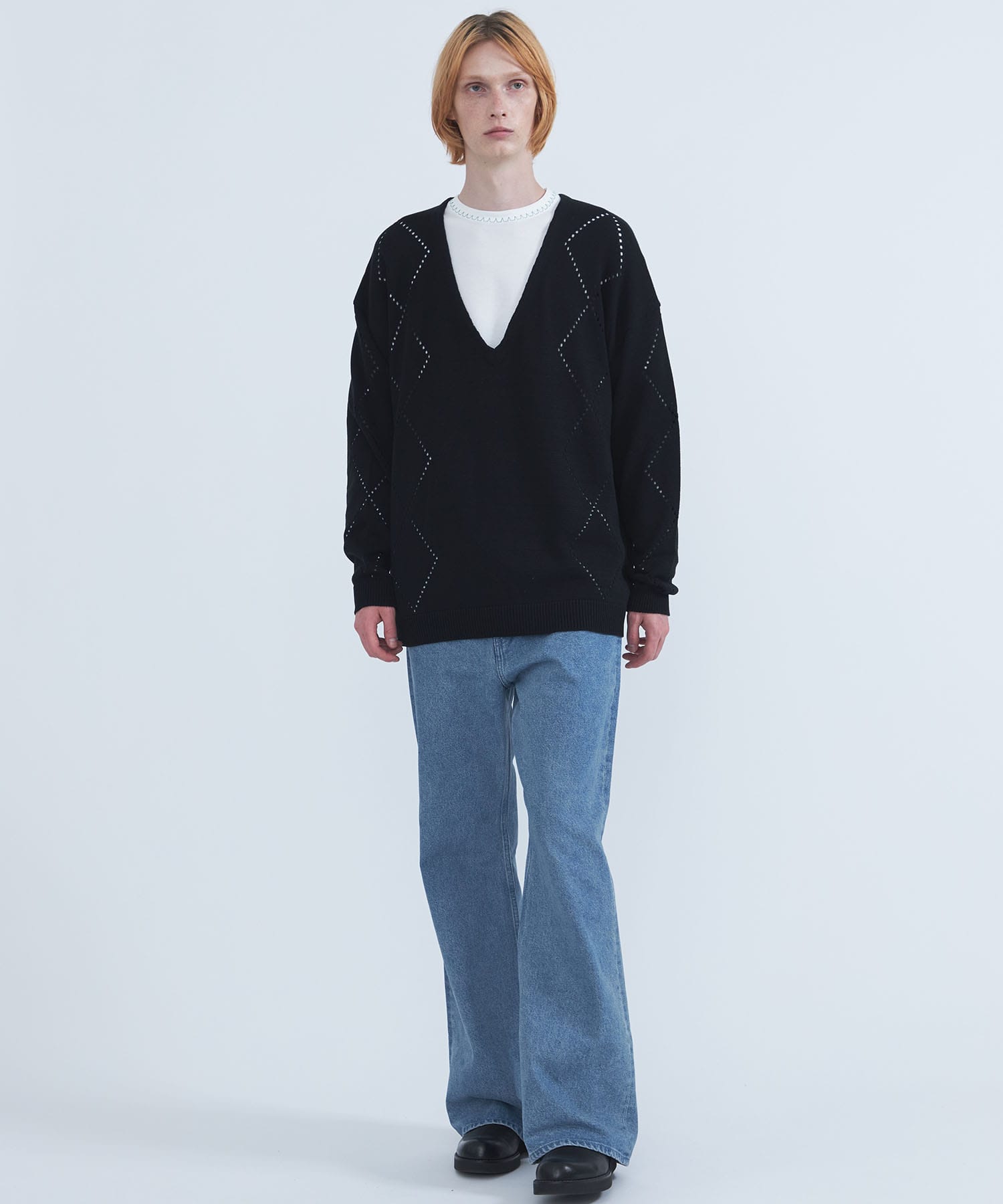 SPARKLE V-NECK PO LiNoH