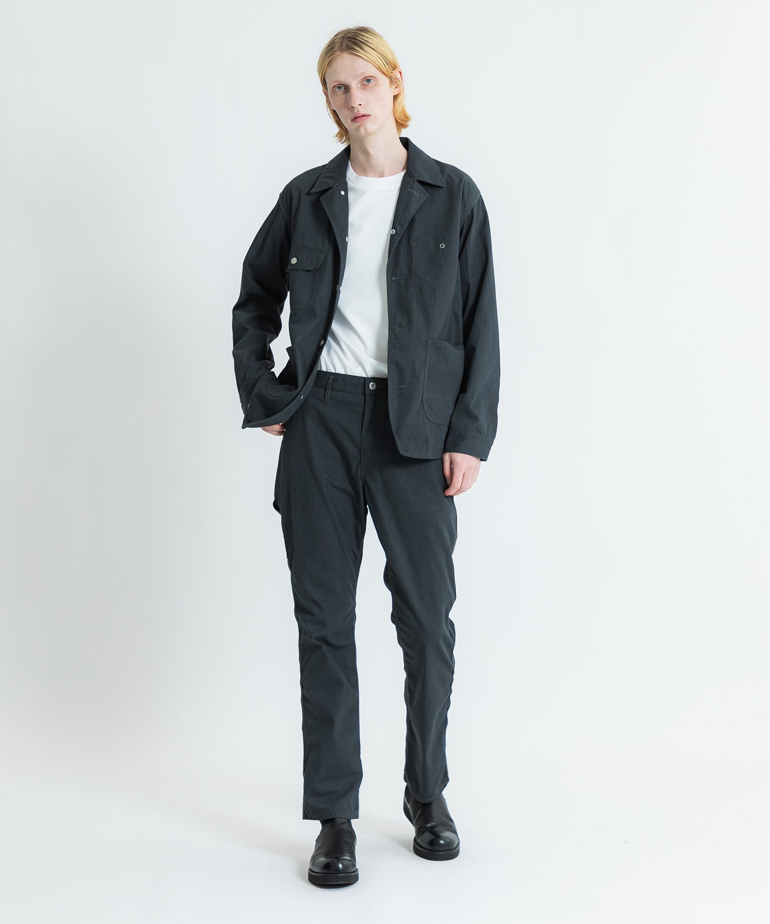 RANCHER PANTS 03 HIGH TWIST T/C GABARDINE(1 DARK GREY): nonnative