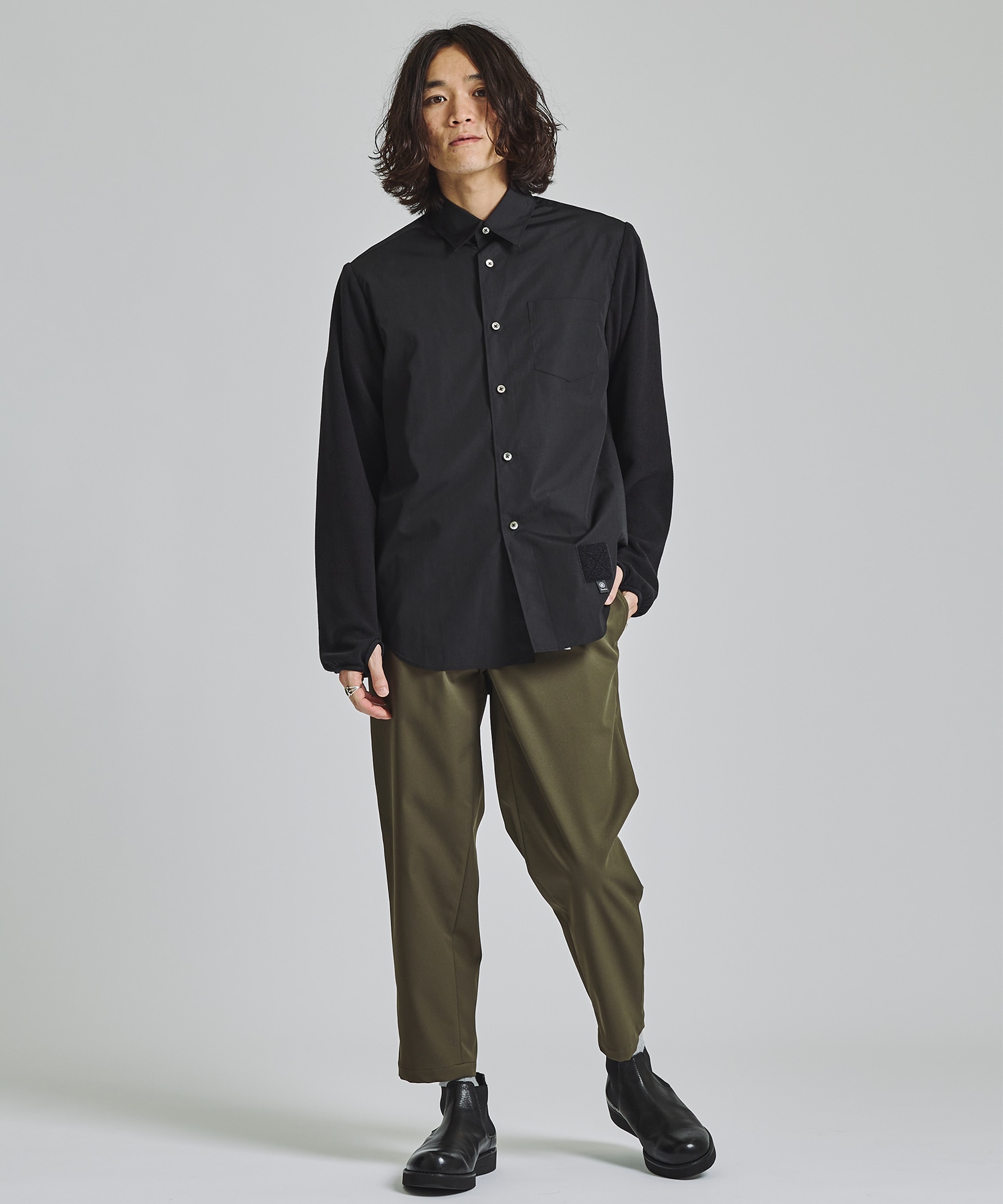 FUMITO GANRYU PLEATED SHIRT サイズ1-