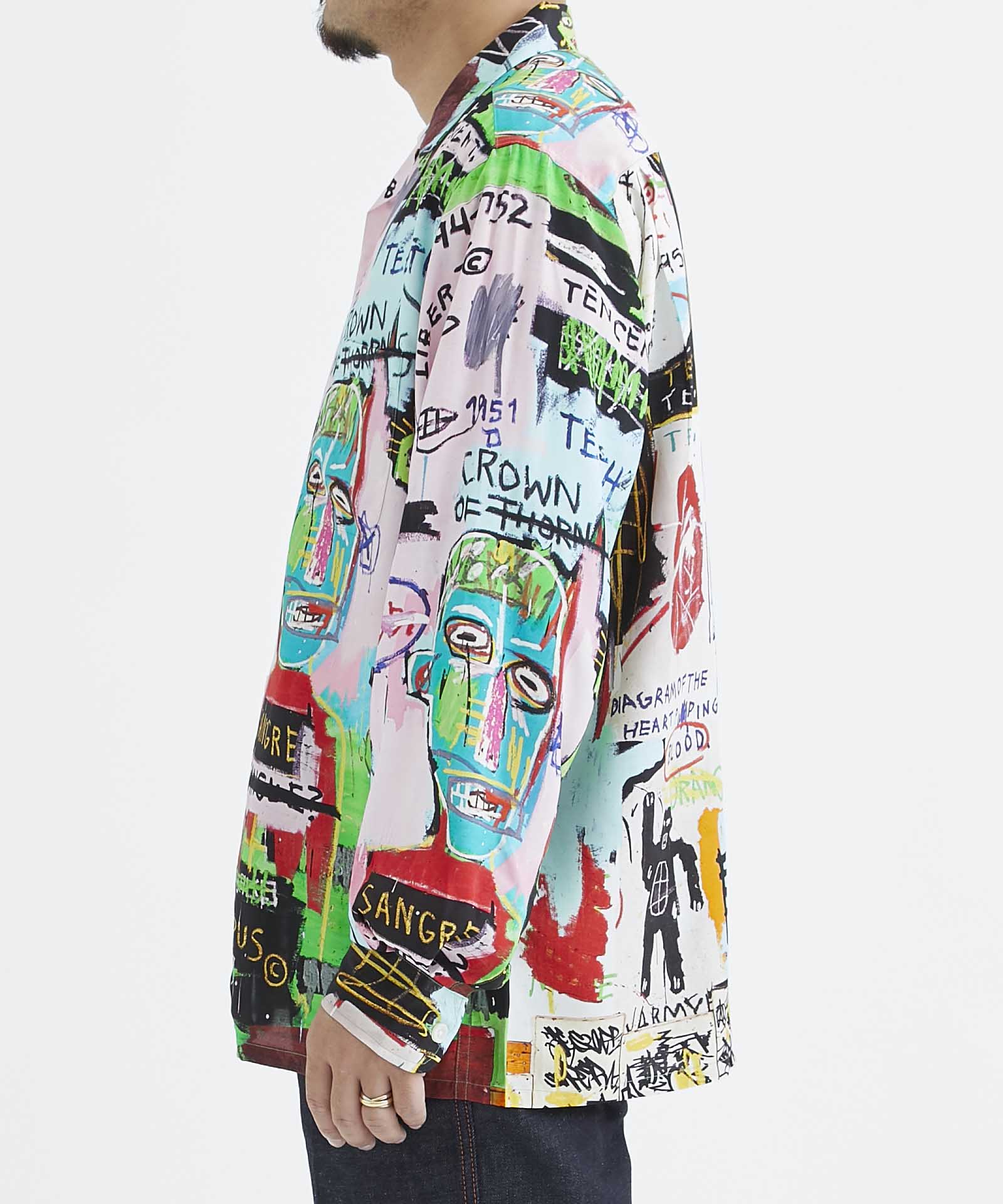 JEAN-MICHEL BASQUIAT / HAWAIIAN SHIRT L/S ( TYPE-3 ) WACKO MARIA