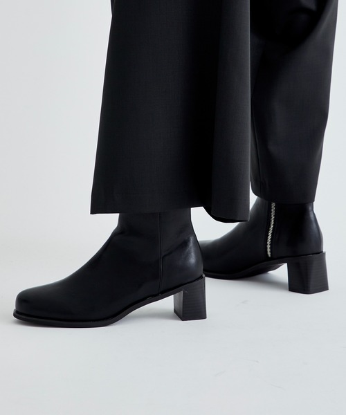 SIDE ZIP HEEL BOOOTS｜LiNoH