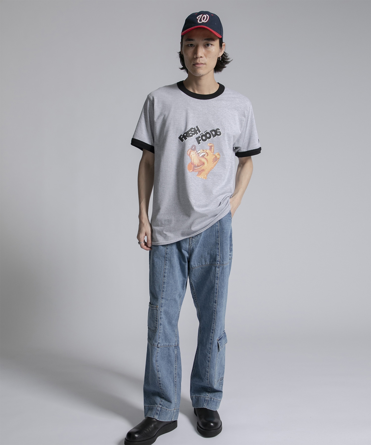 <別注>RINGER PRINT TEE Name.