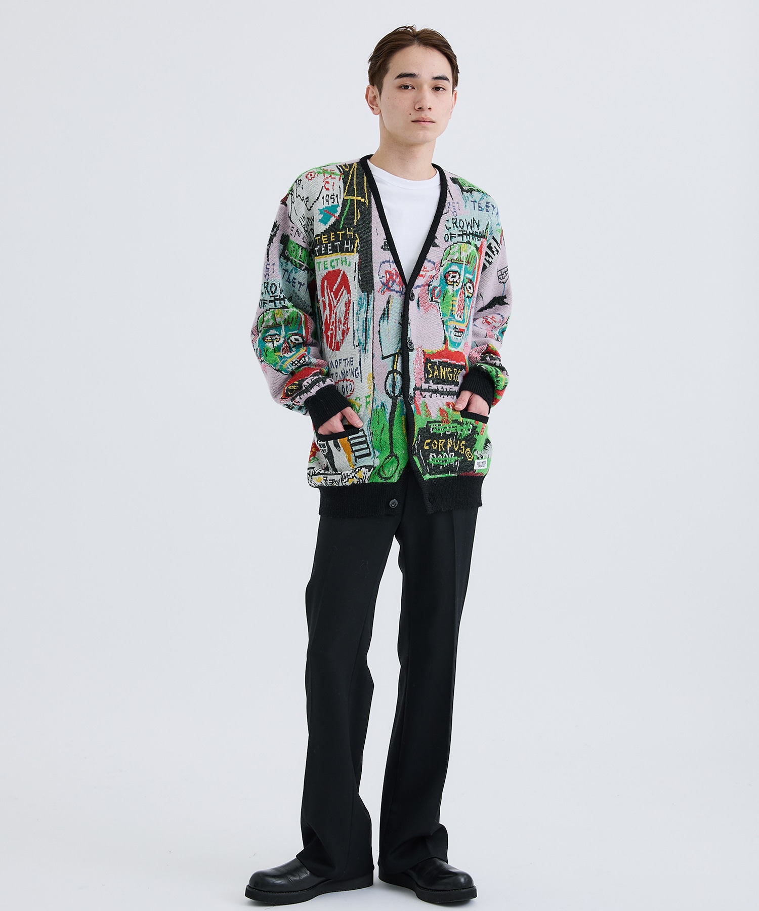 JEAN-MICHEL BASQUIAT / CARDIGAN ( TYPE-3 )｜WACKO MARIA