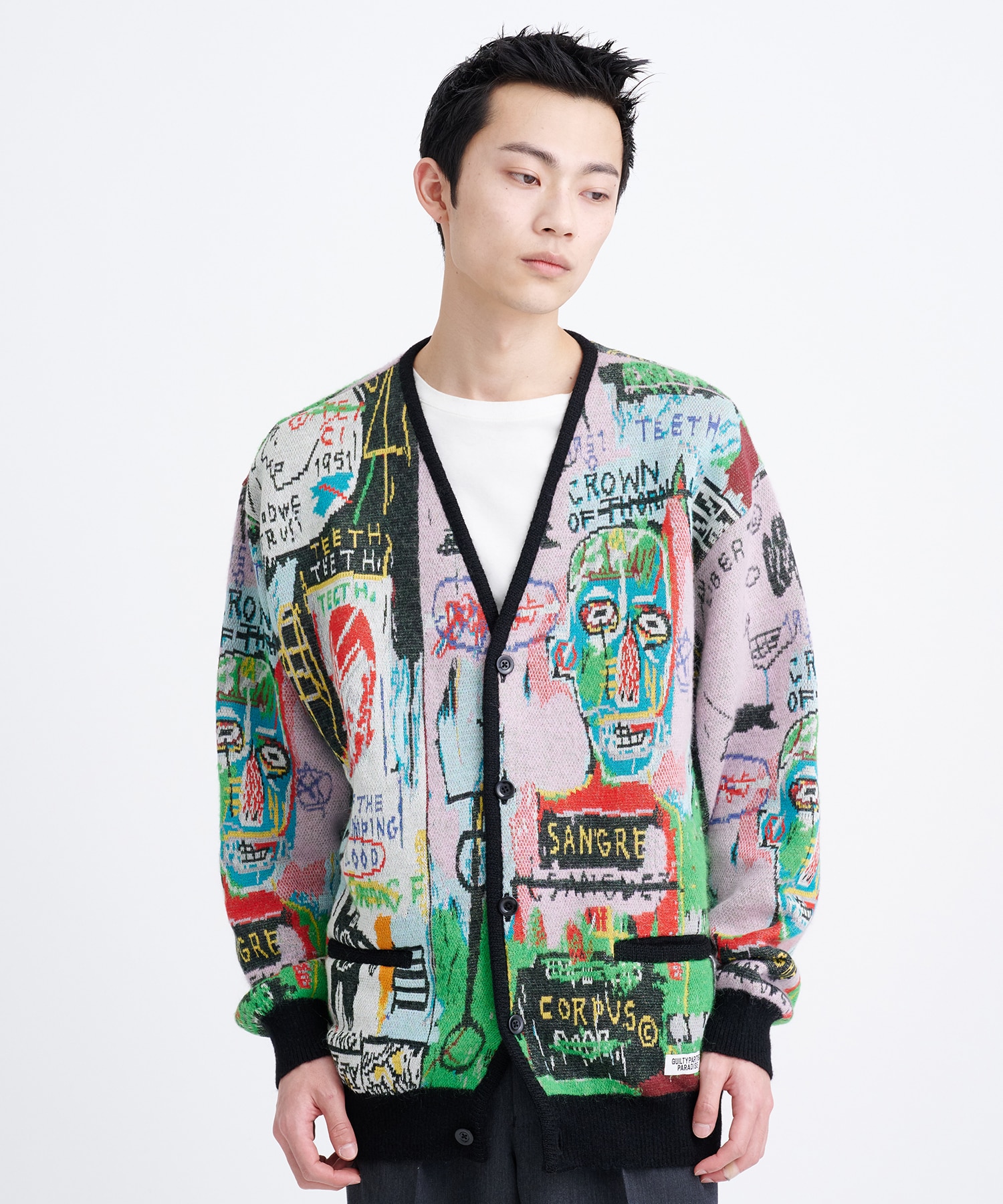 JEAN-MICHEL BASQUIAT / CARDIGAN ( TYPE-3 )｜WACKO MARIA