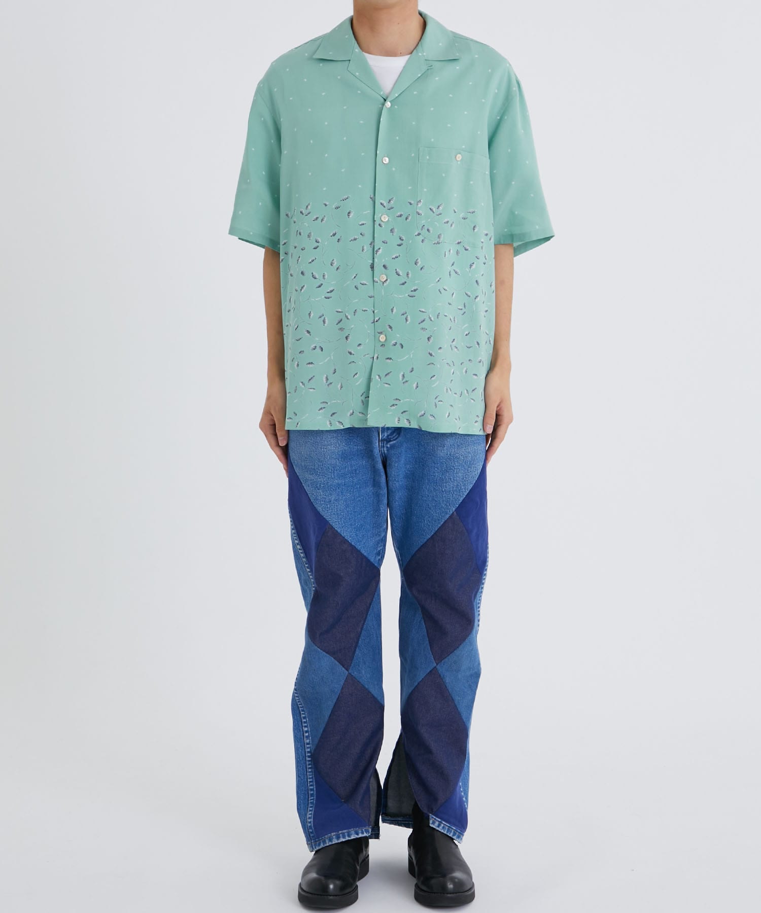 OPEN COLLAR SHIRTS S/S SEVEN BY SEVEN