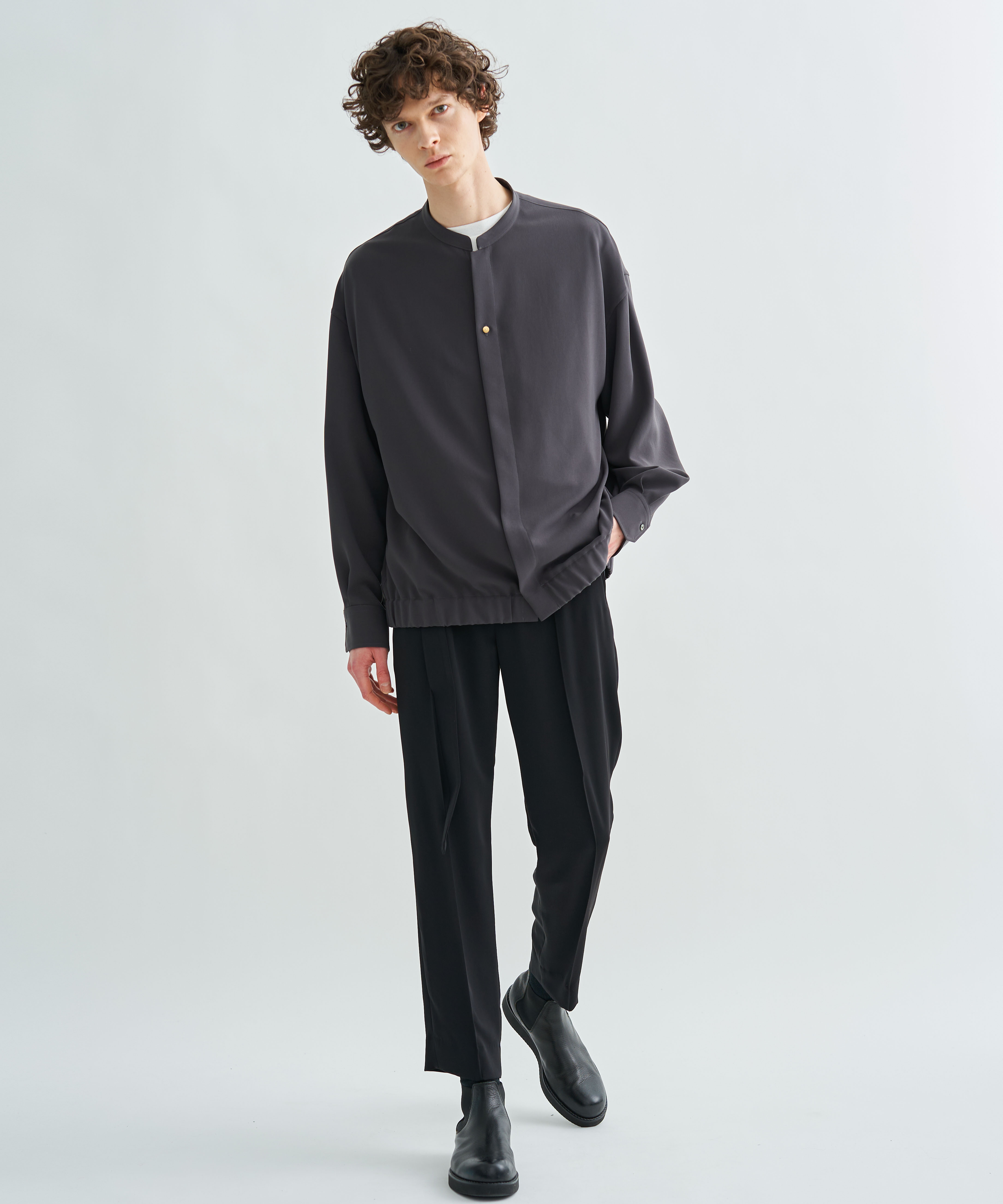 Bnad Collar Shirt Blouson｜CULLNI