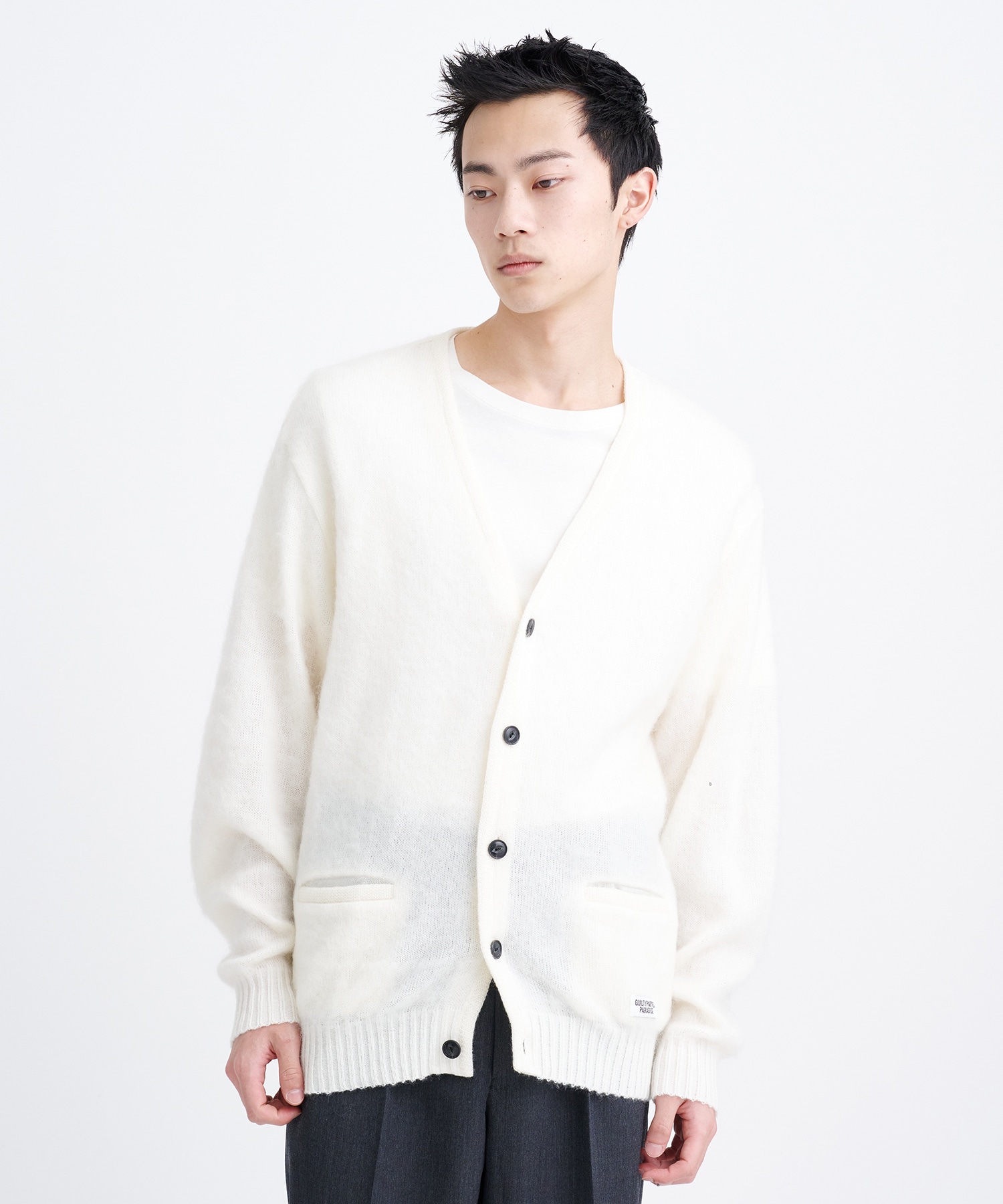 23ss WACKO MARIA MOHAIR KNIT CARDIGAN XL - カーディガン