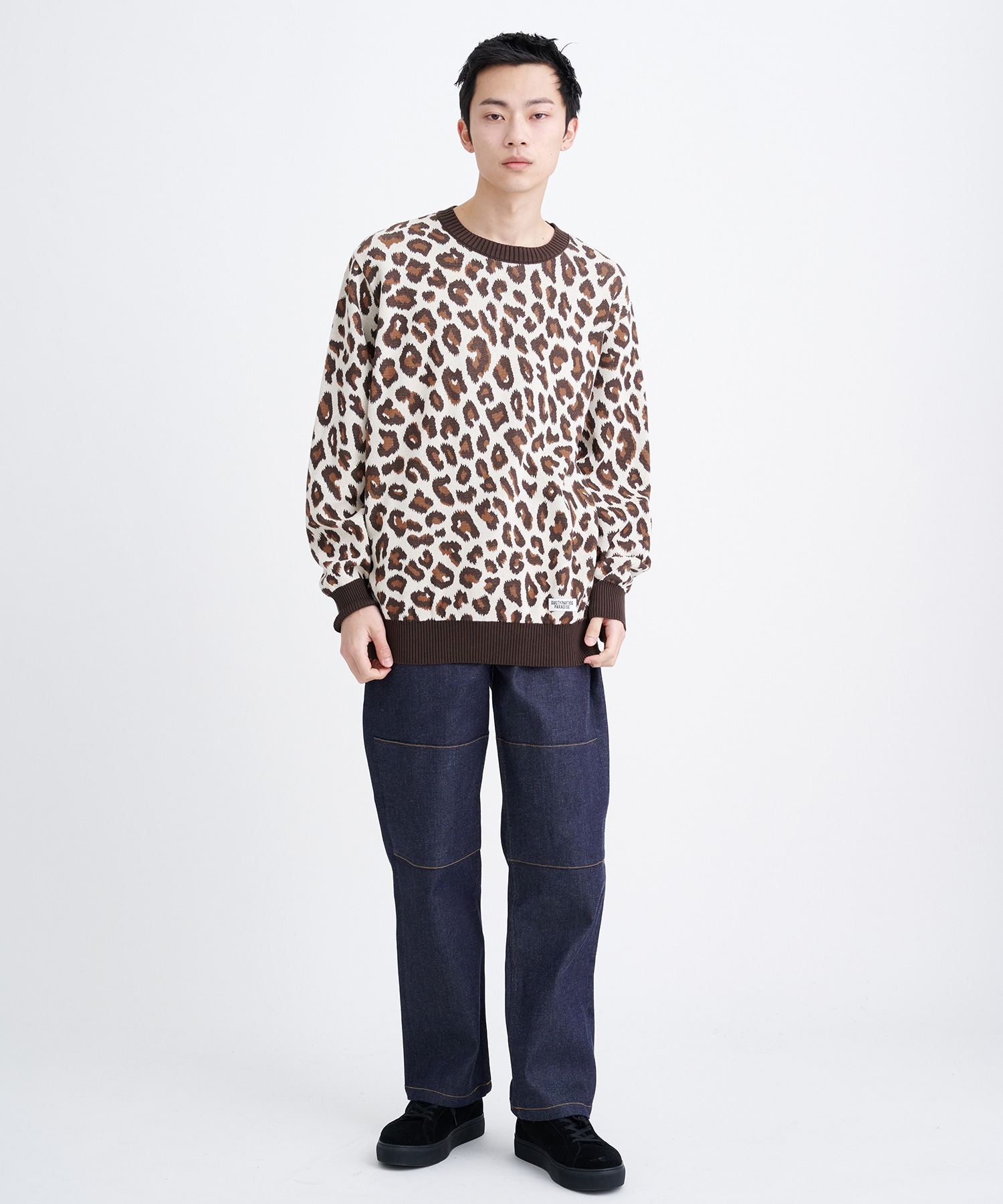 LEOPARD JACQUARD SWEATER｜WACKO MARIA