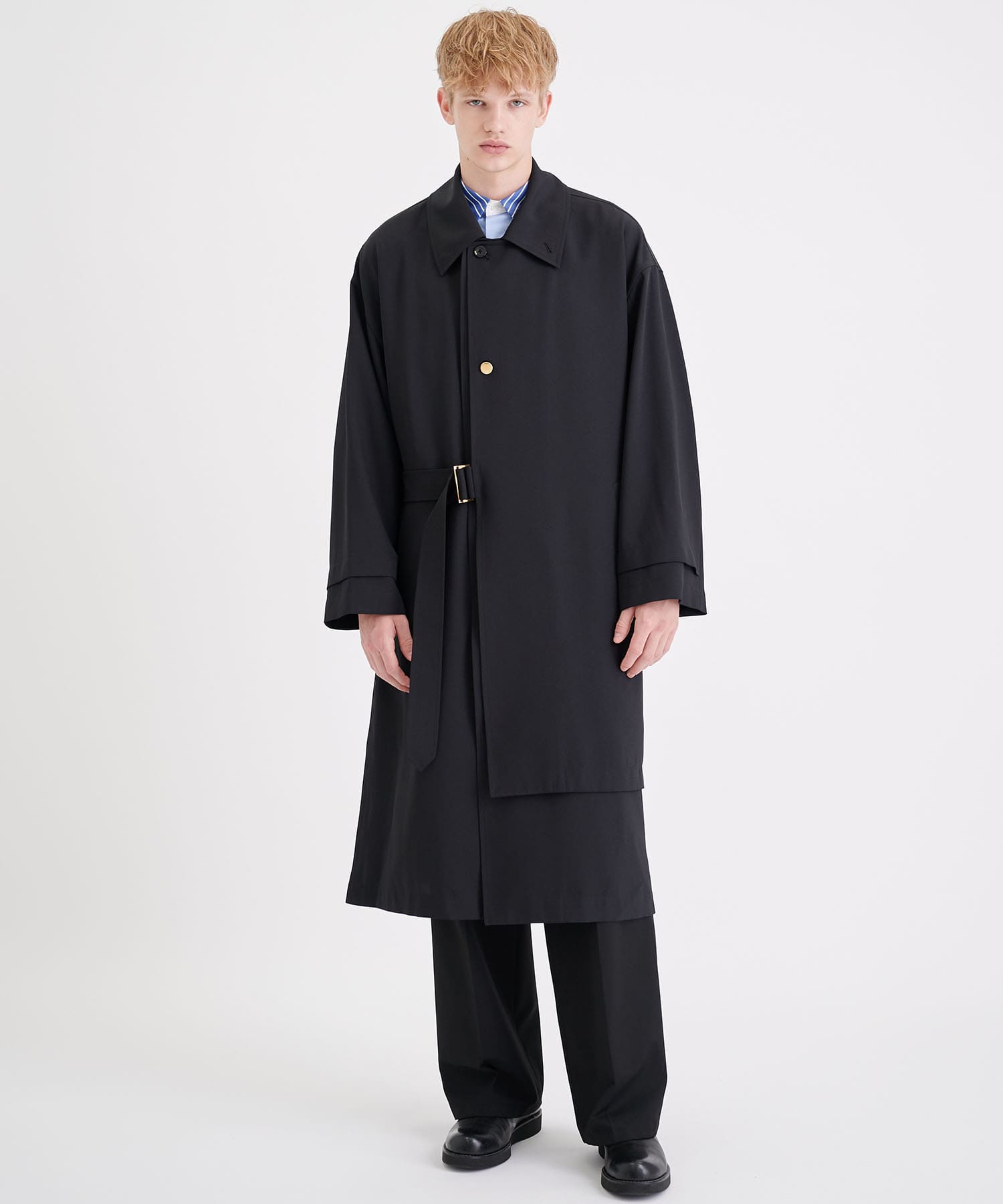 Layered Tie Locken Coat｜CULLNI