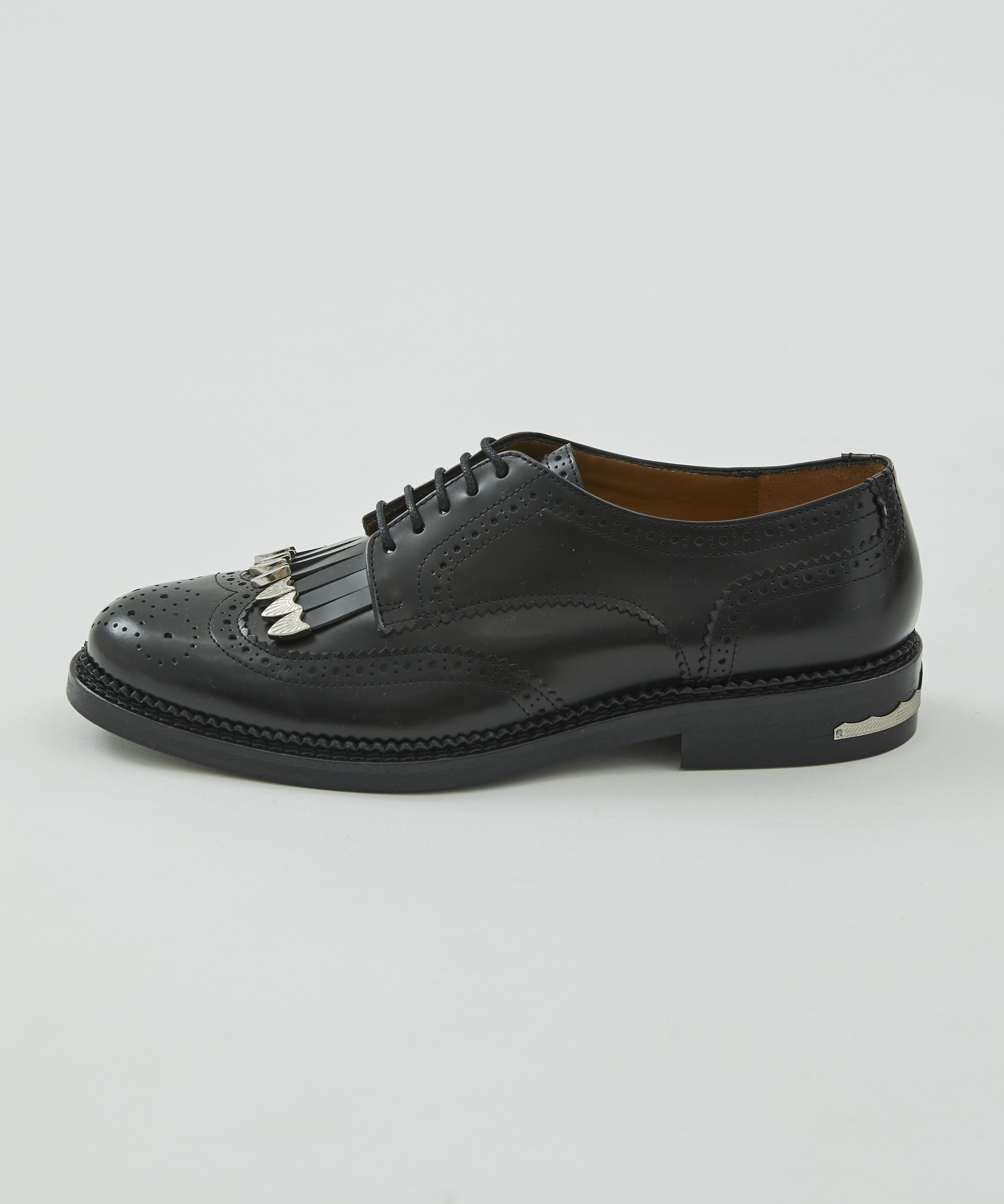 TASSEL BROGUE-BLACK POLIDO｜TOGA VIRILIS