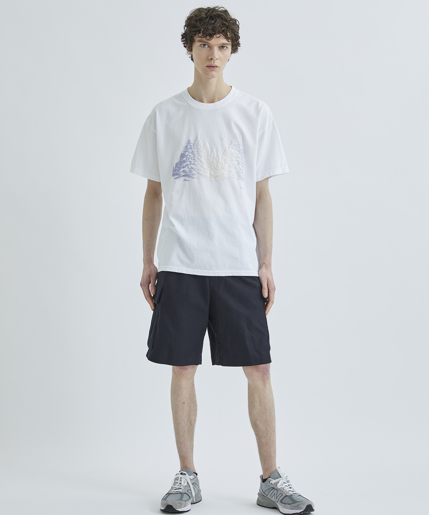 Washed Tshirts Mountain soe