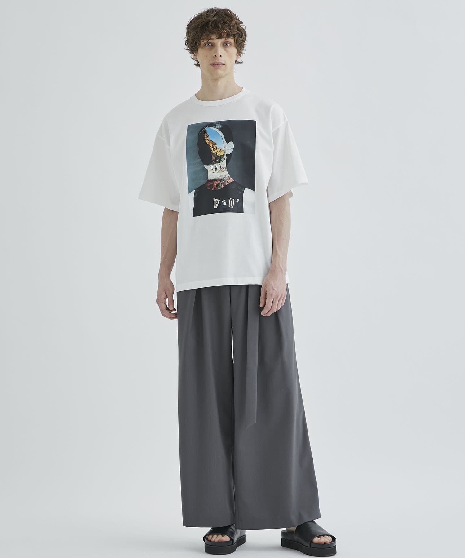 ORANGE POOPLEグラフィックTEE STUDIOUS