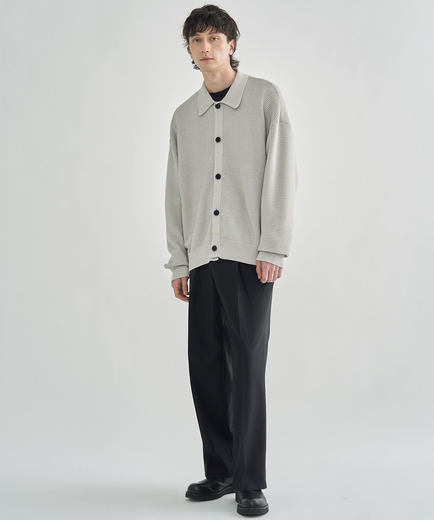 <CITY>ポロカーディガン STUDIOUS