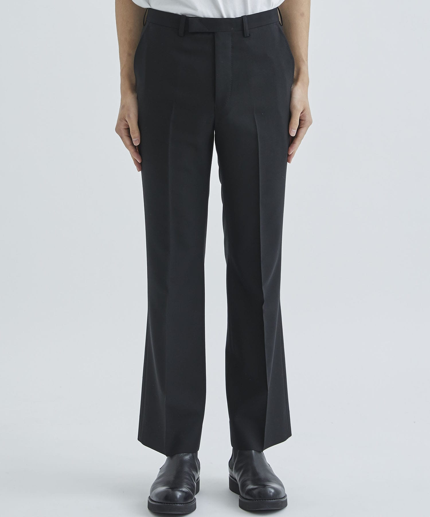 SLIM FLARE SLACKS